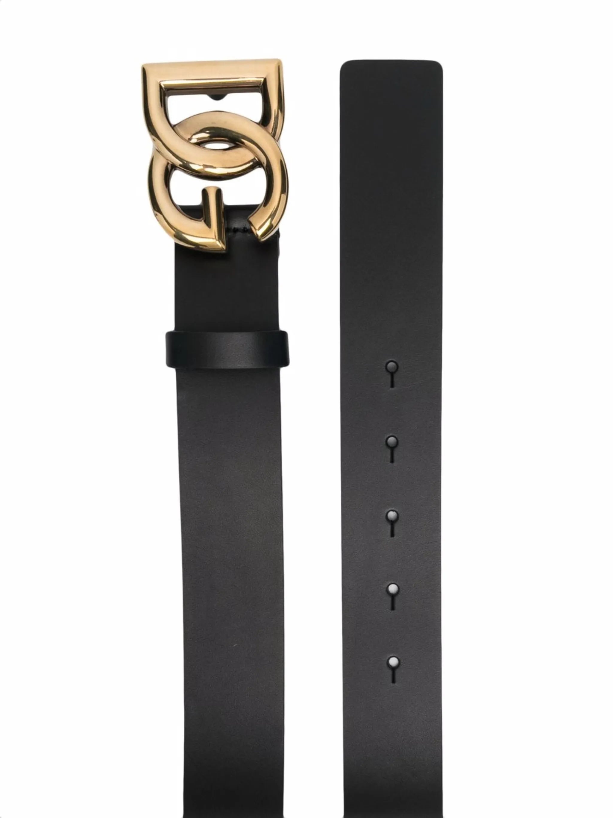 DG-logo calf-leather belt