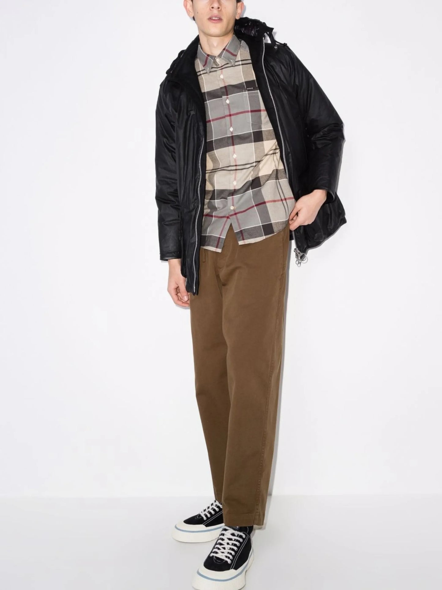 Edderton tartan check-print shirt