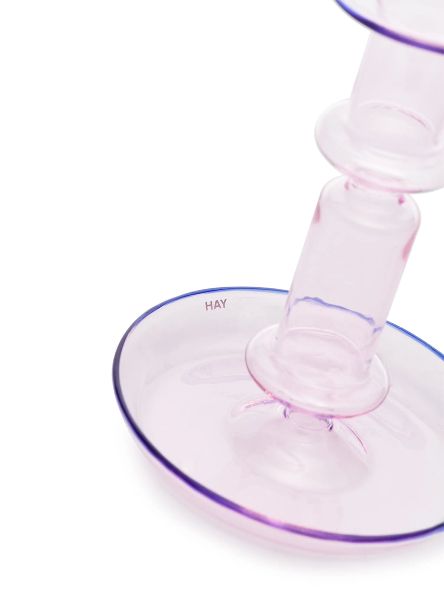 Flare Medium glass candleholder