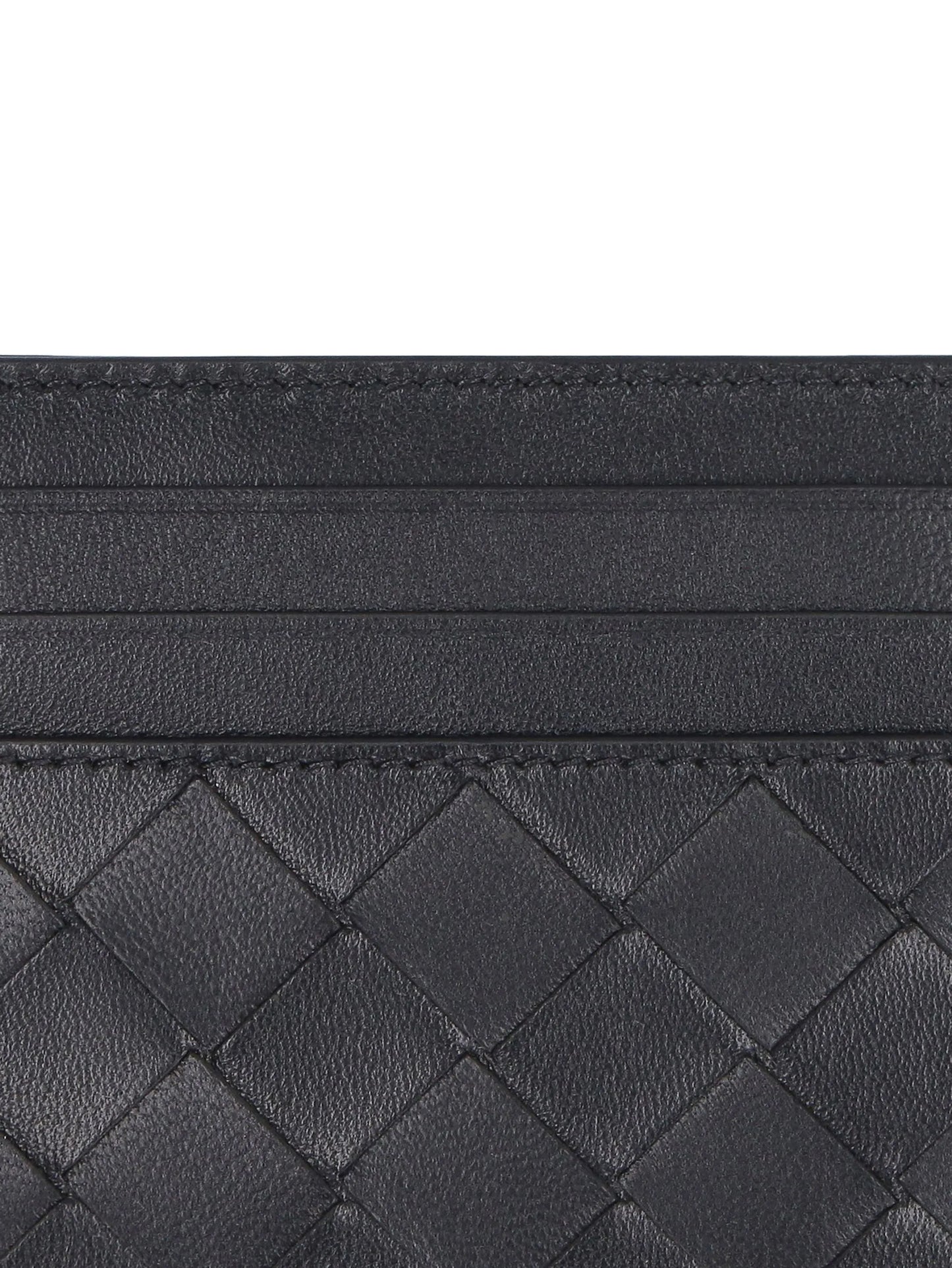 Intrecciato-weave cardholder