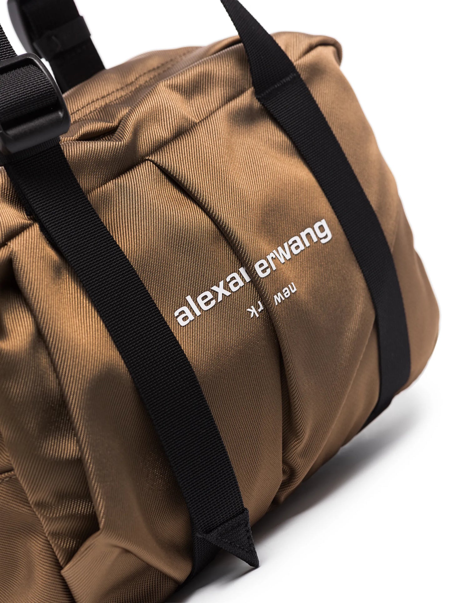 Wangsport logo-print duffle bag