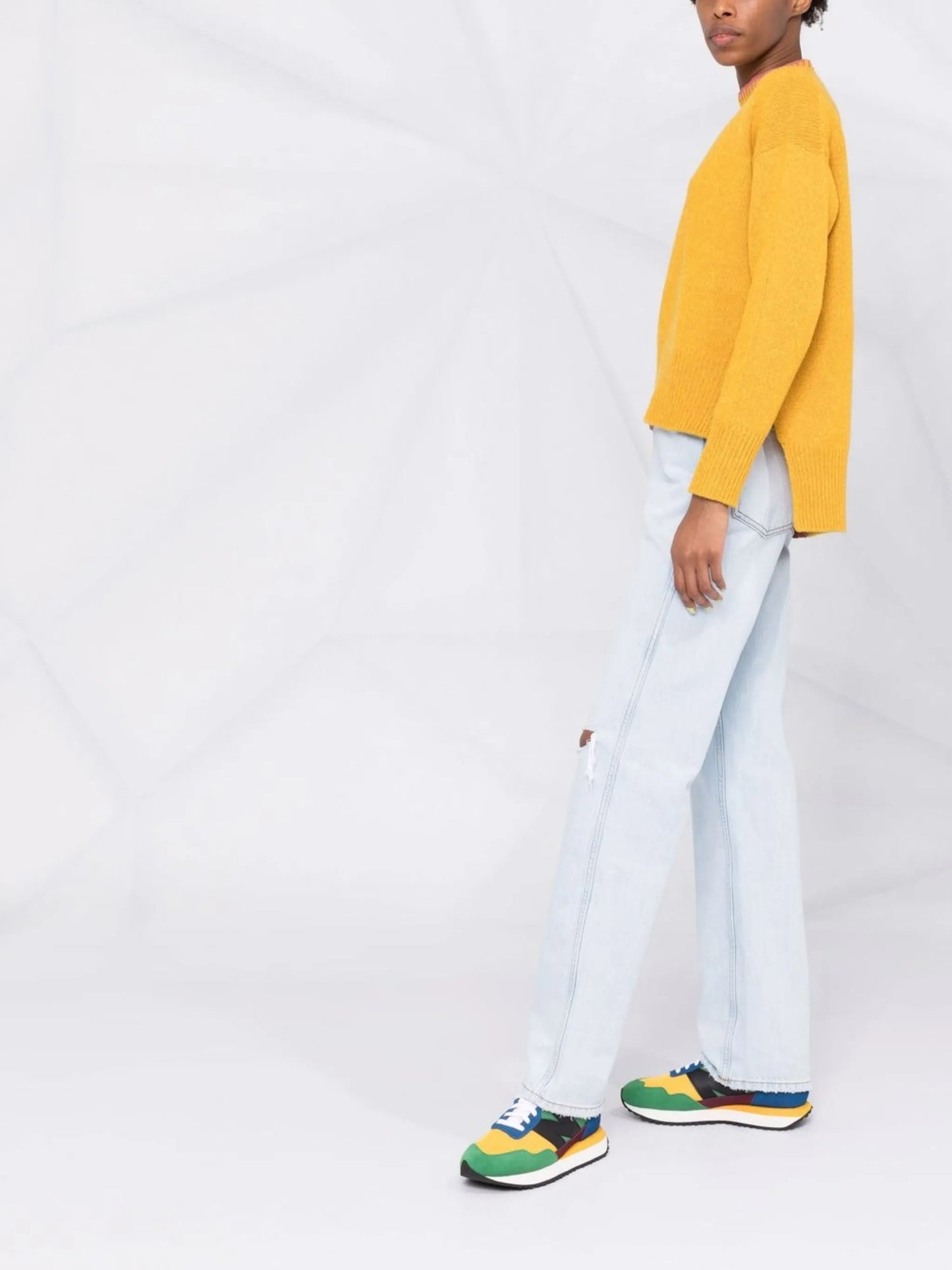 ripped bleach jeans