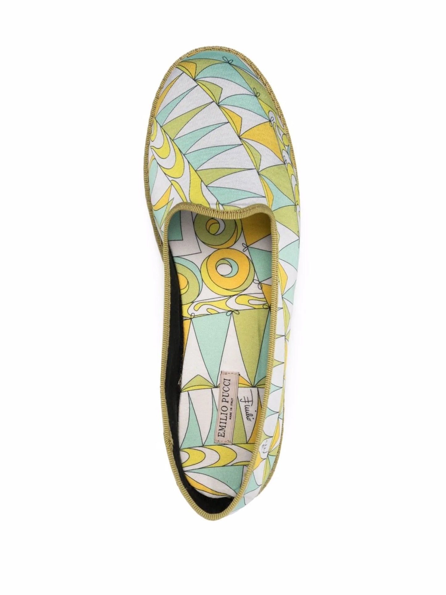 Bandierine-print ballerina shoes