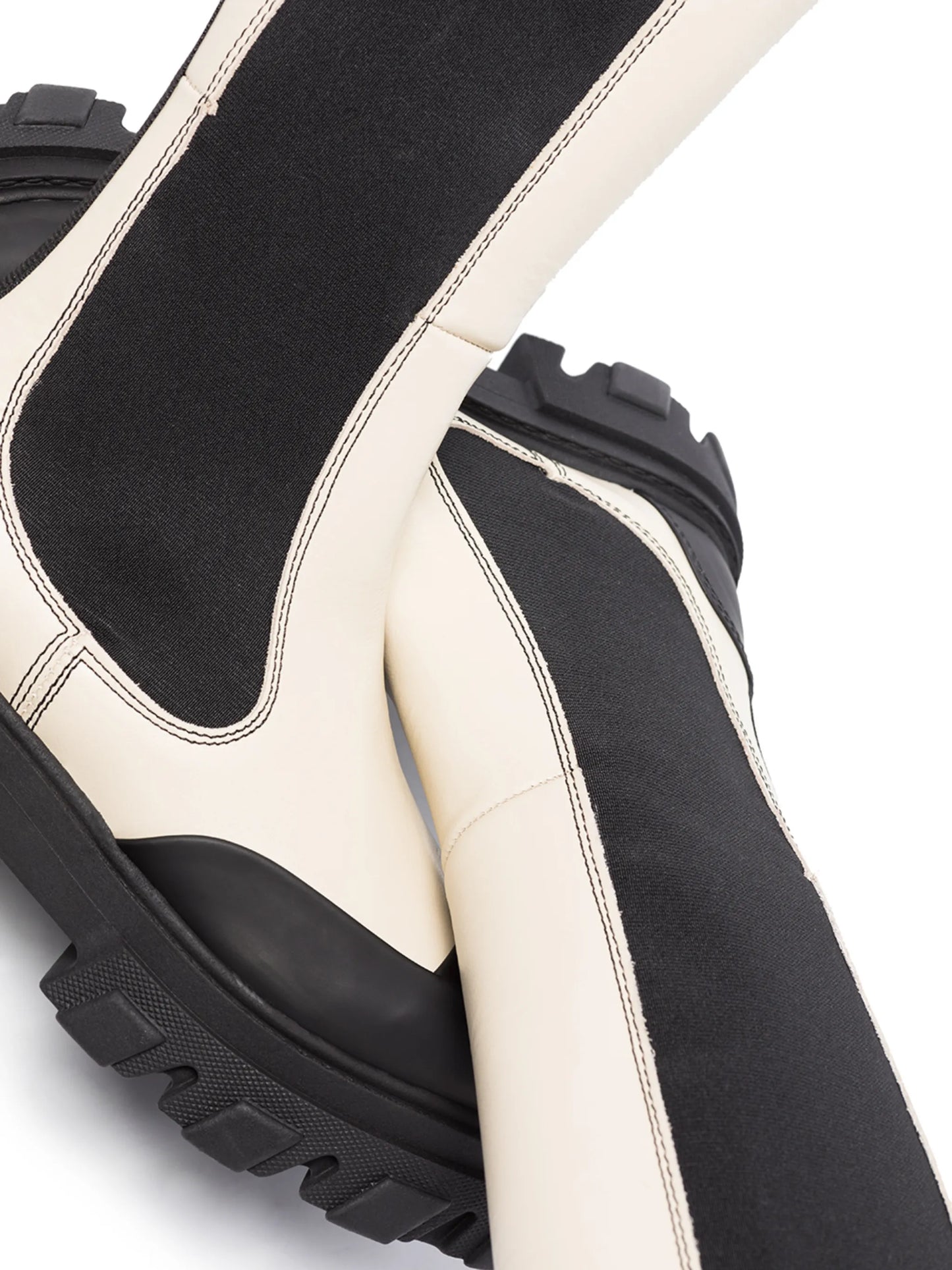 knee-high Chelsea boots