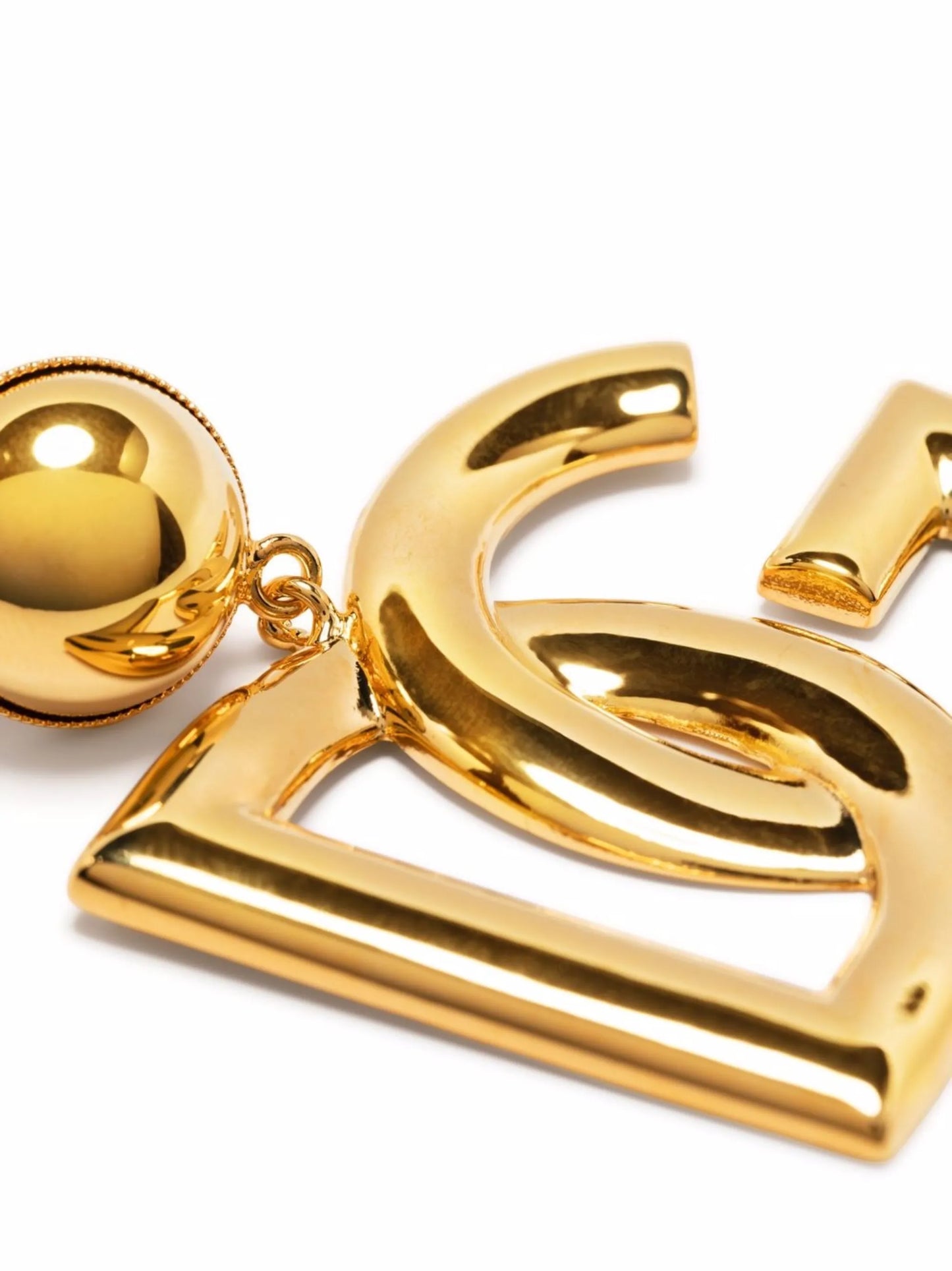 DG-logo clip-on earrings