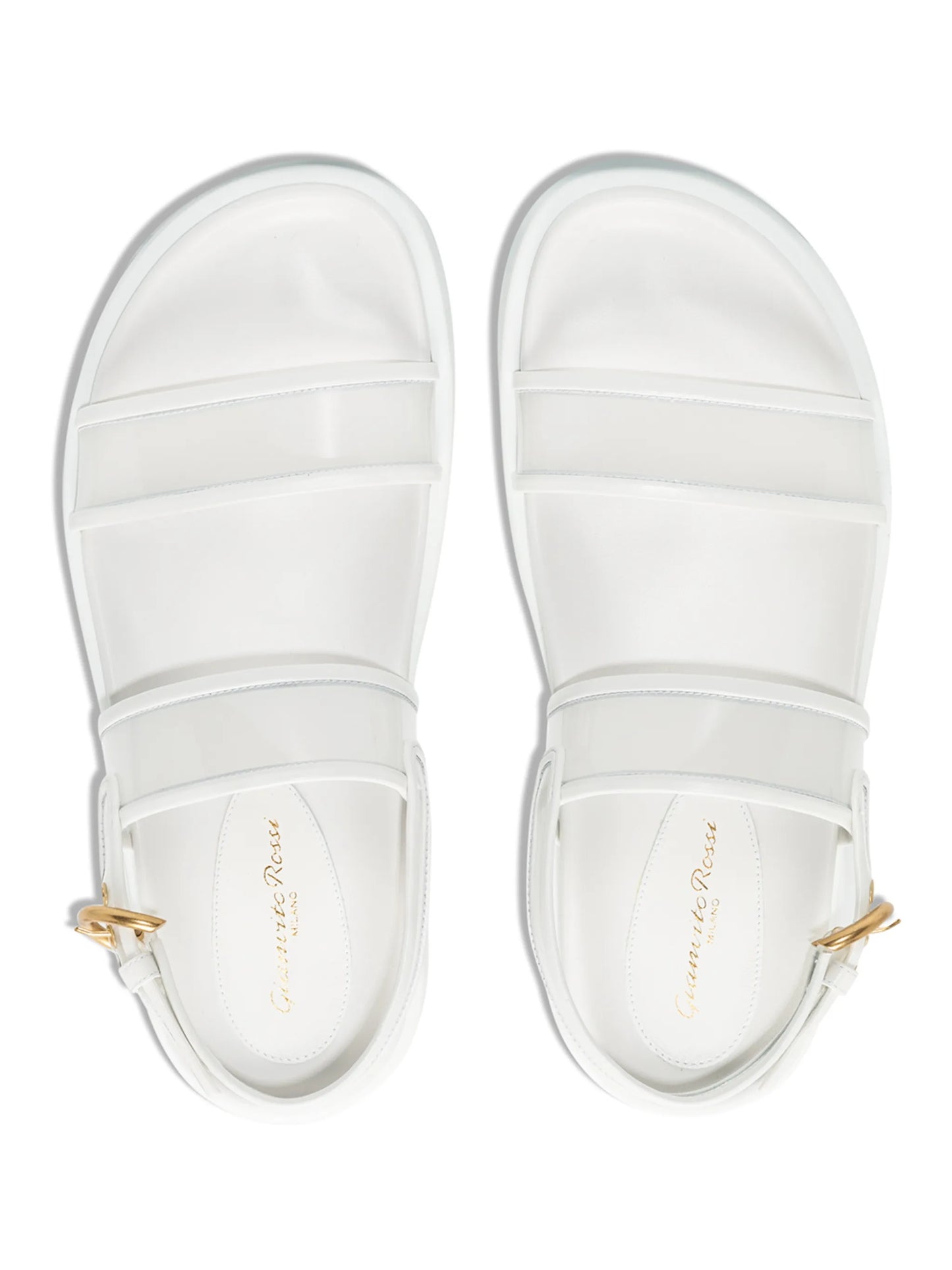 double-strap flat sandals