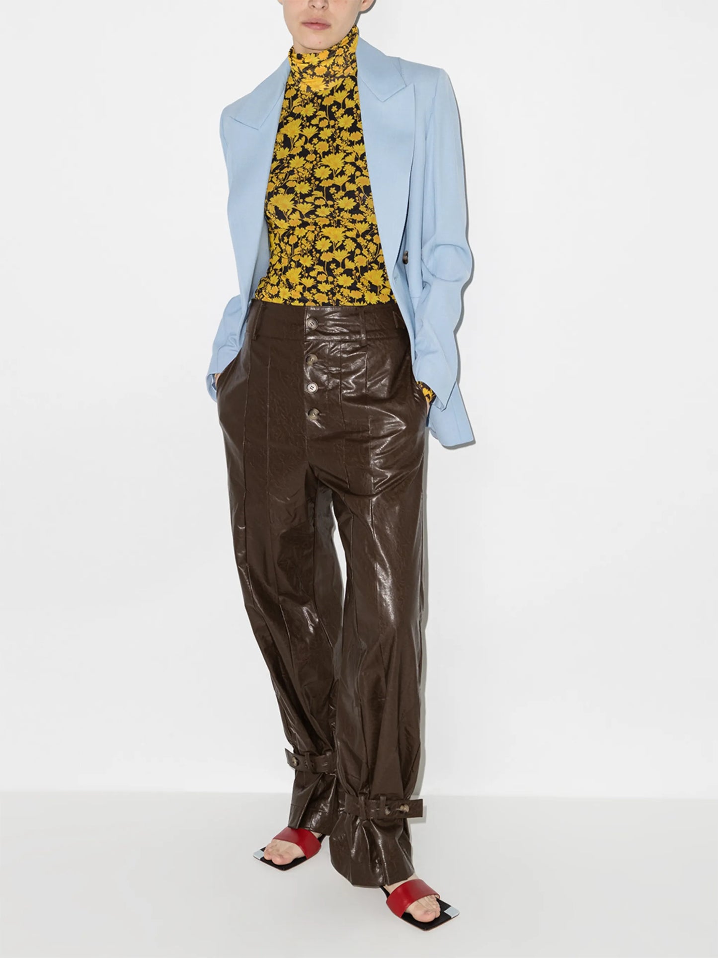 Scout faux leather trousers