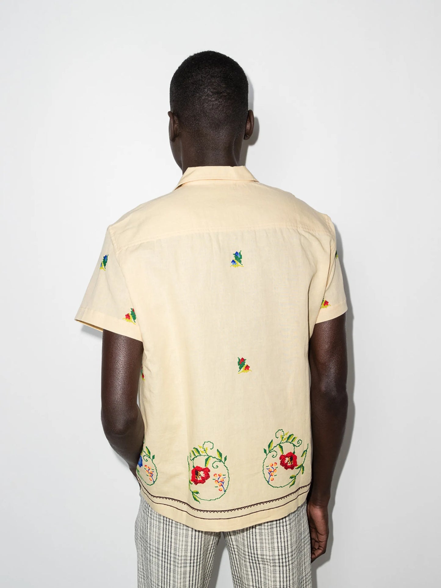 Morning Glory embroidered shirt