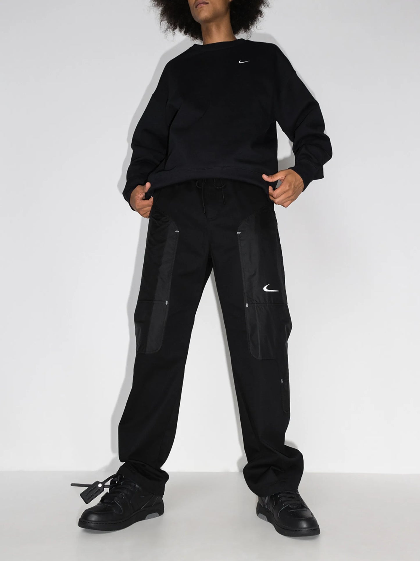 x Off-White straight-leg track pants