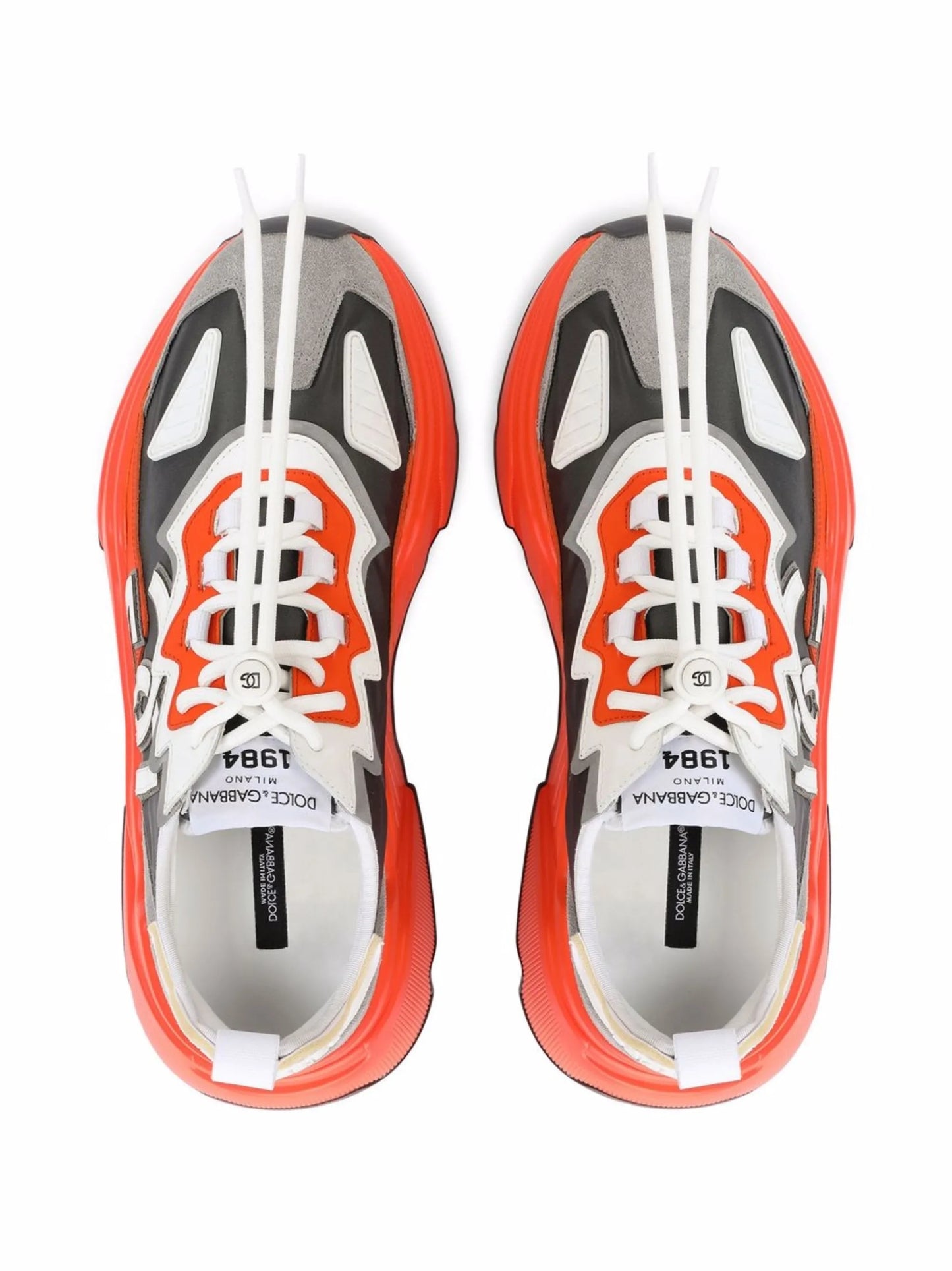 logo-patch lace-up sneakers