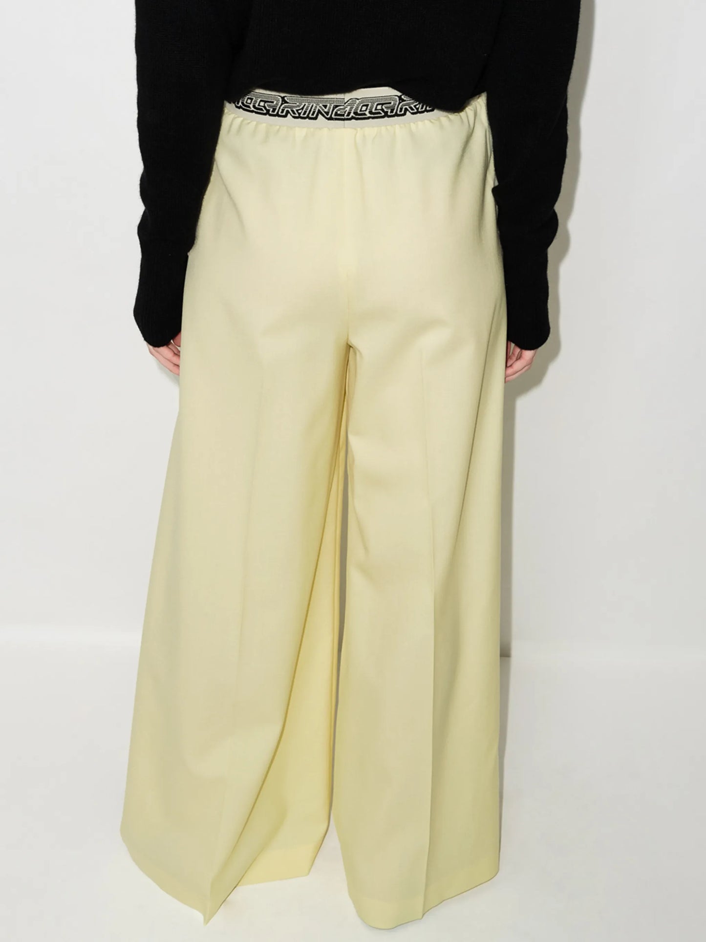 logo-waistband palazzo trousers
