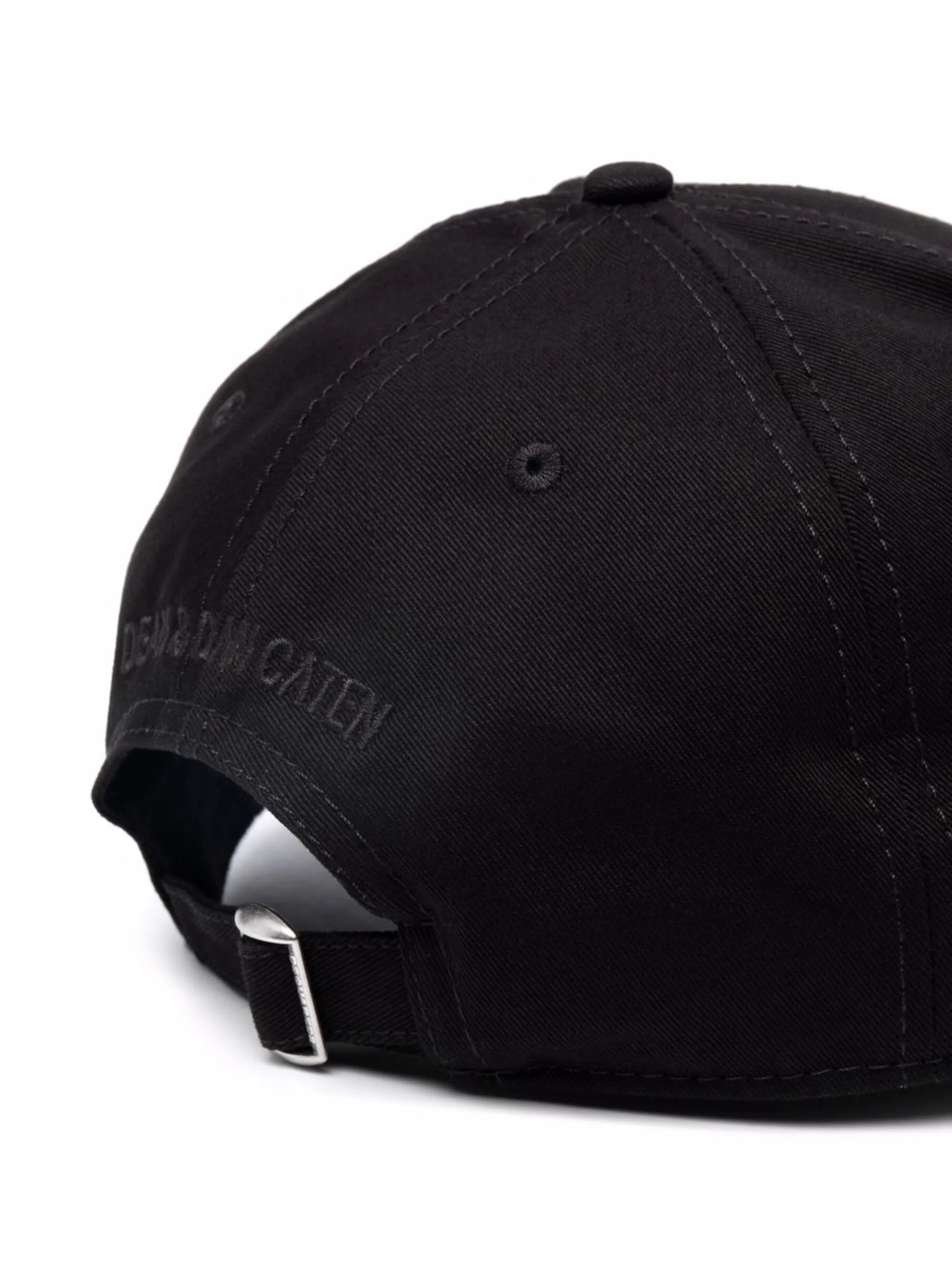Icon-embroidered logo cap