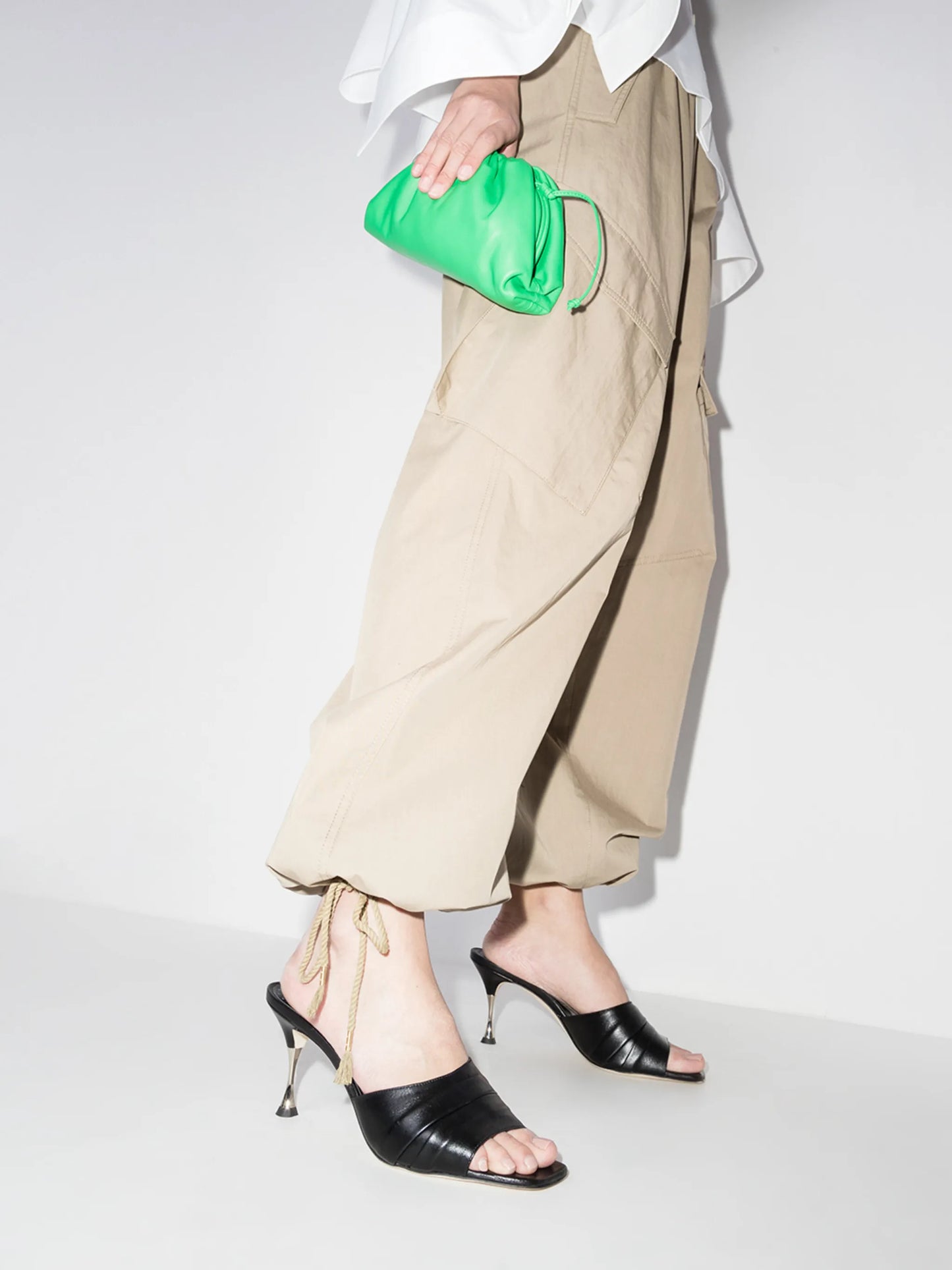 Picoux 70mm leather mules