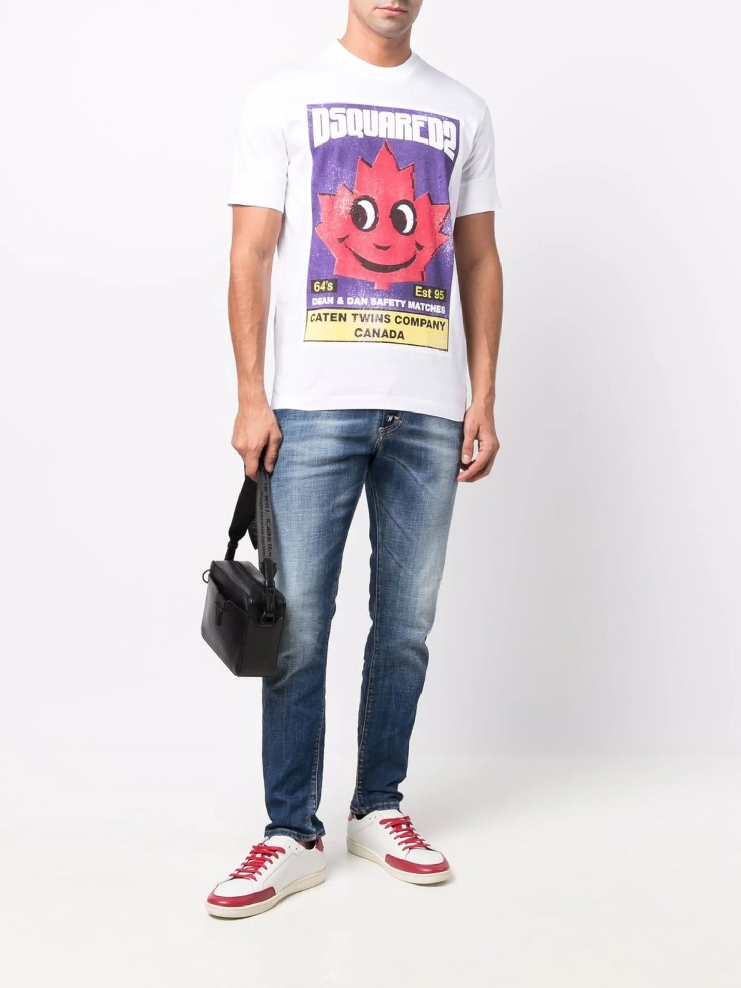 faded-effect skinny jeans