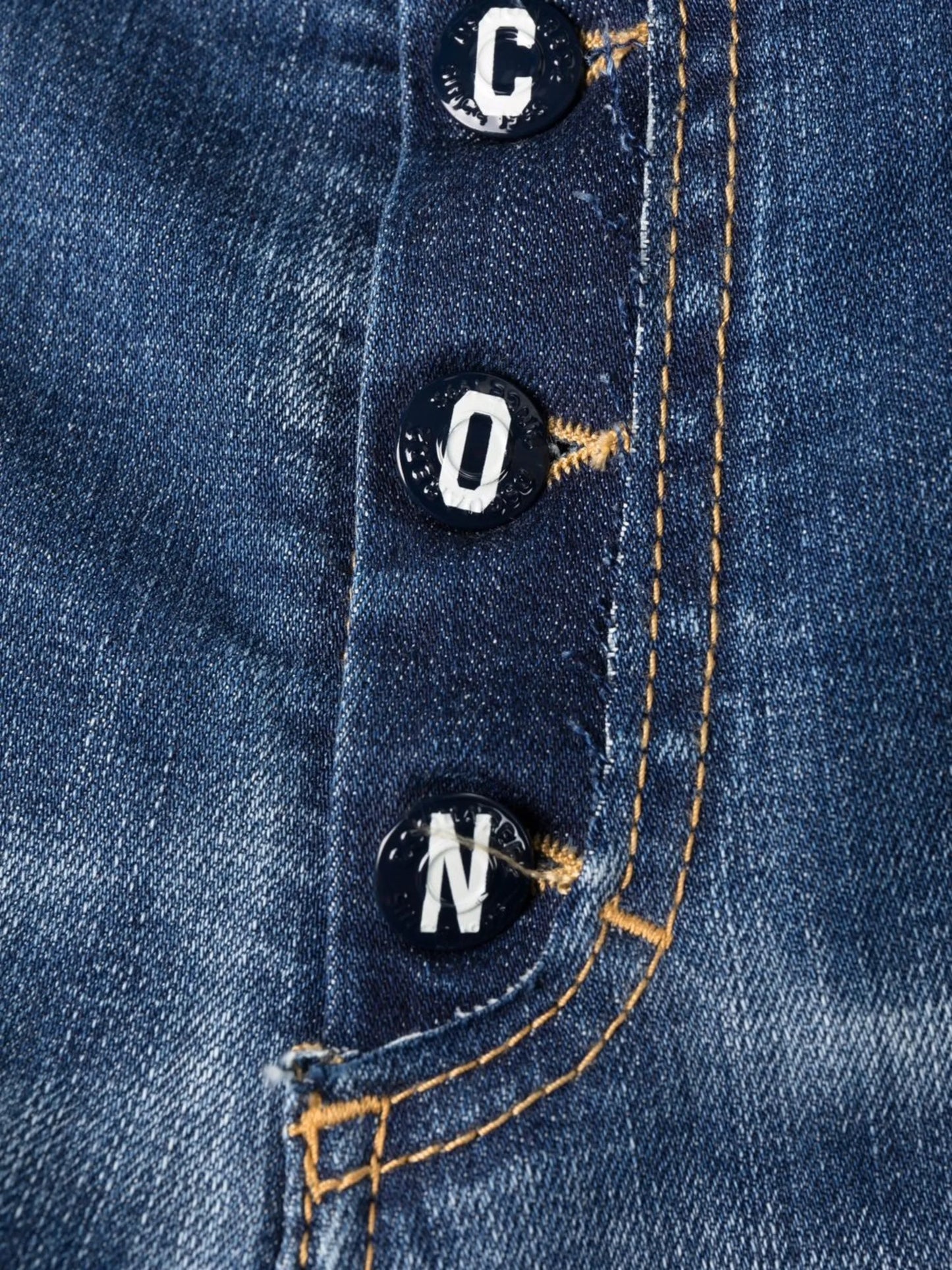 faded-effect skinny jeans