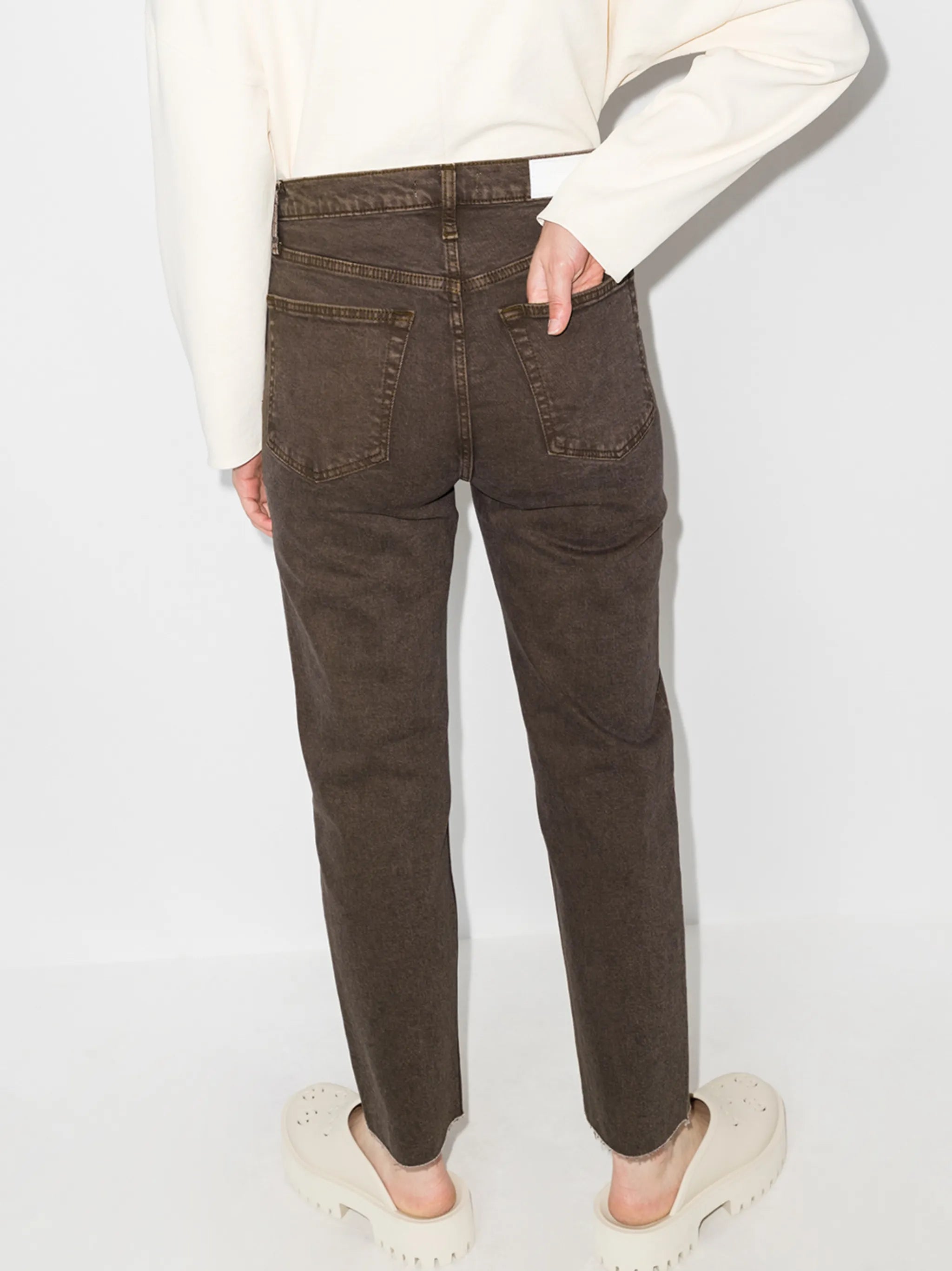 '70s Ultra High cropped jeans