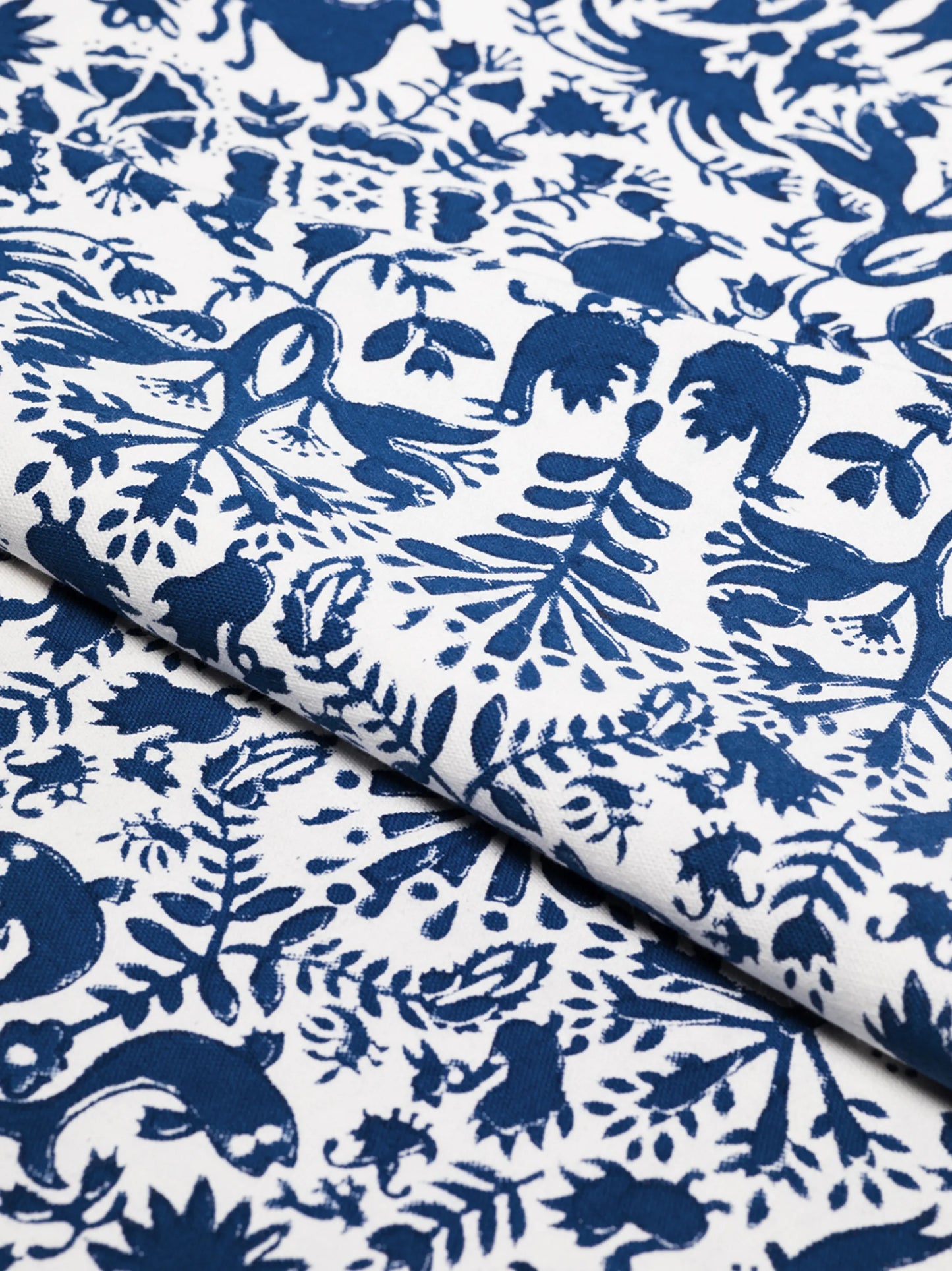handprinted table cloth