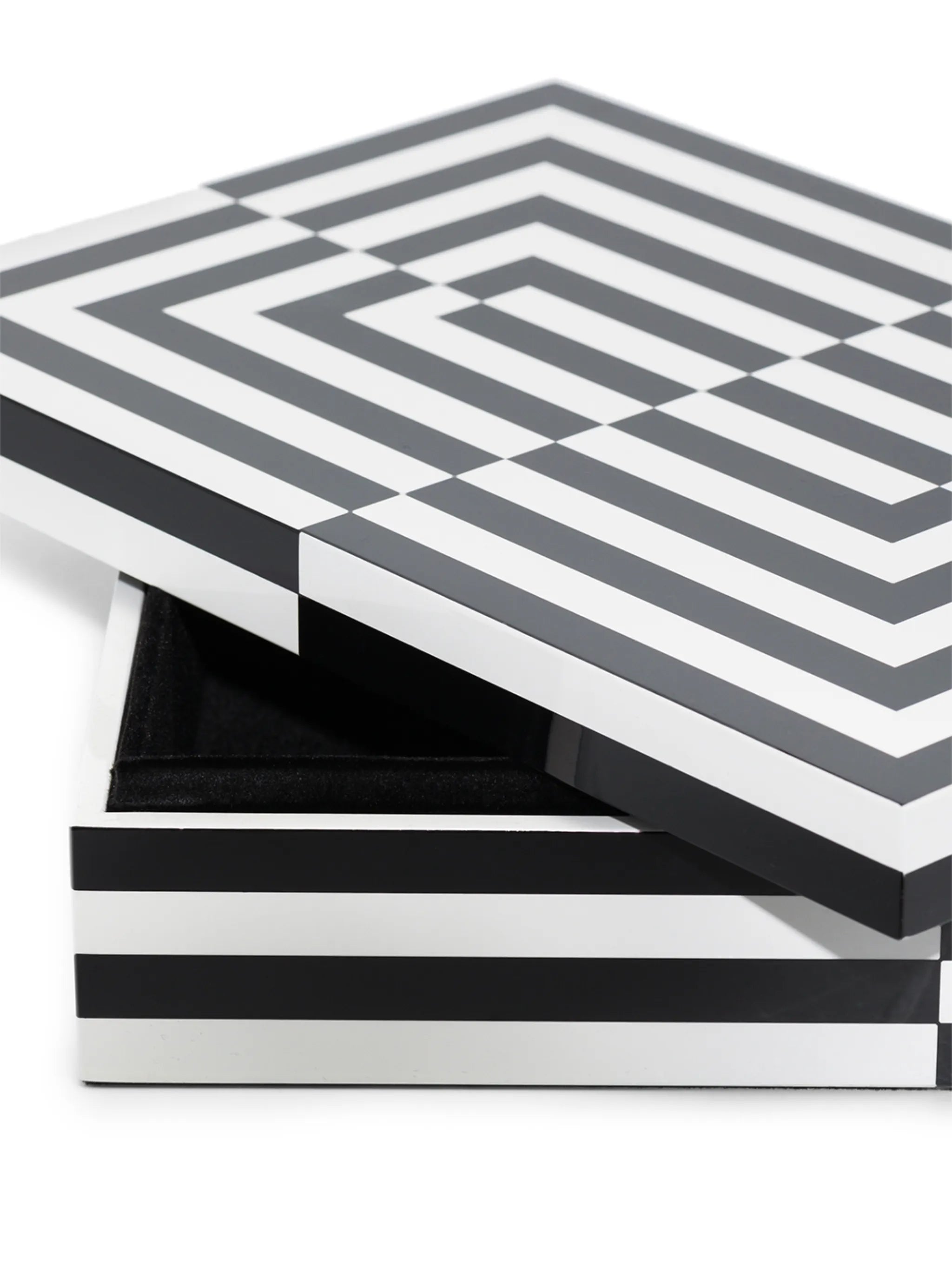 Op Art large lacquer box