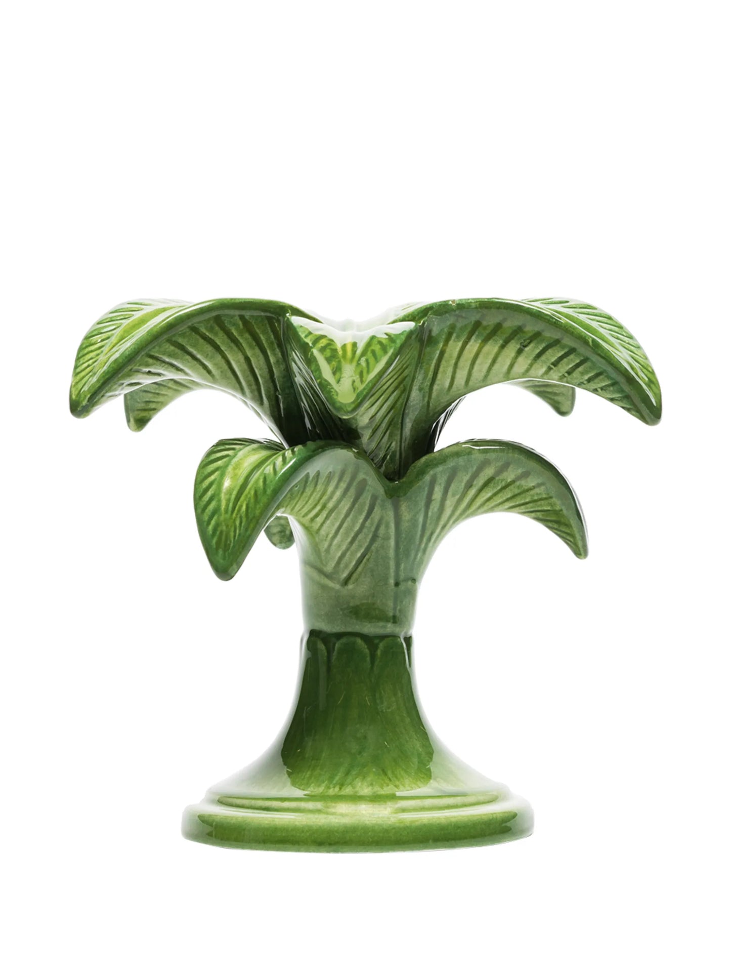 palm tree small candle holder