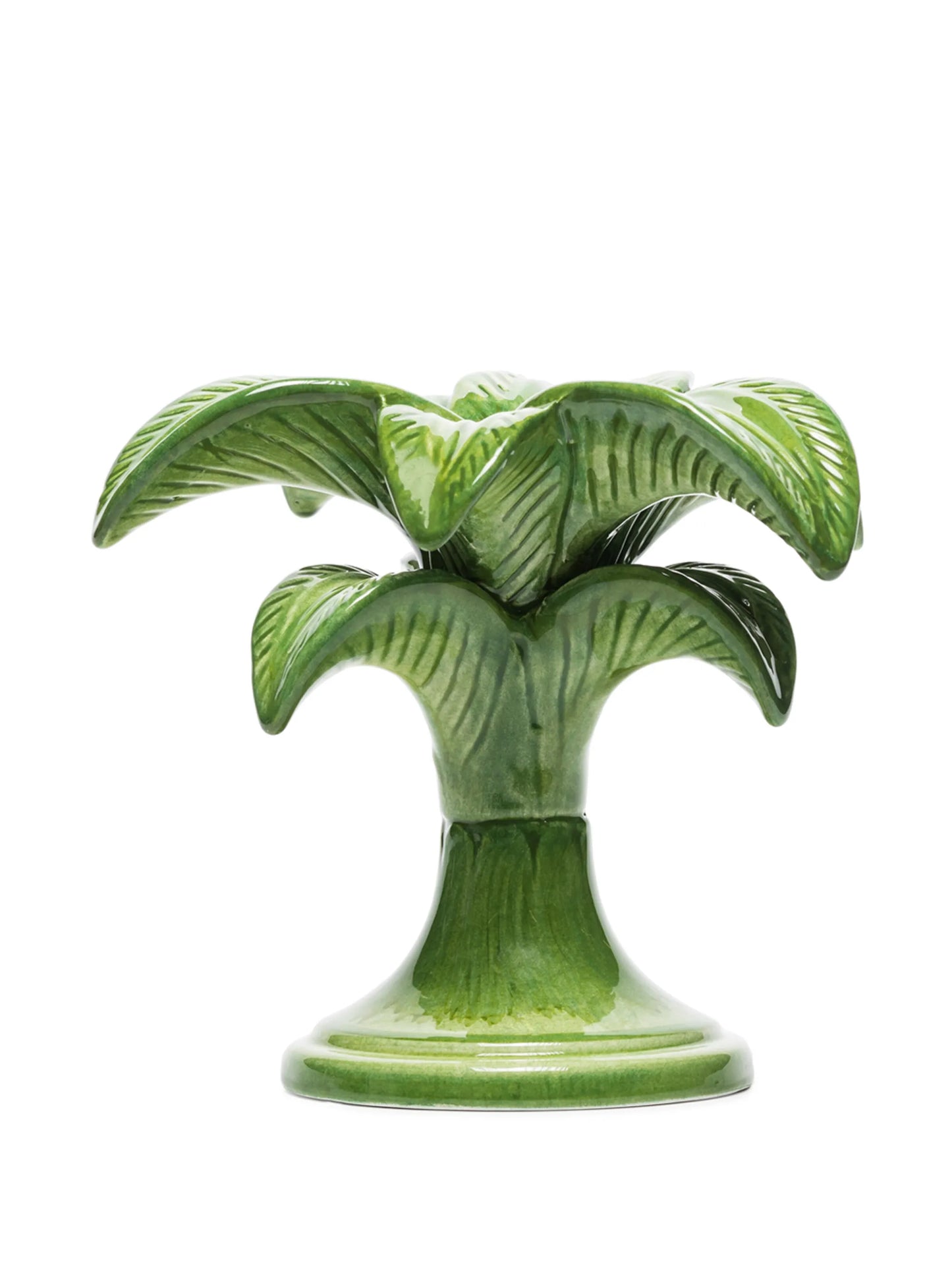 palm tree small candle holder