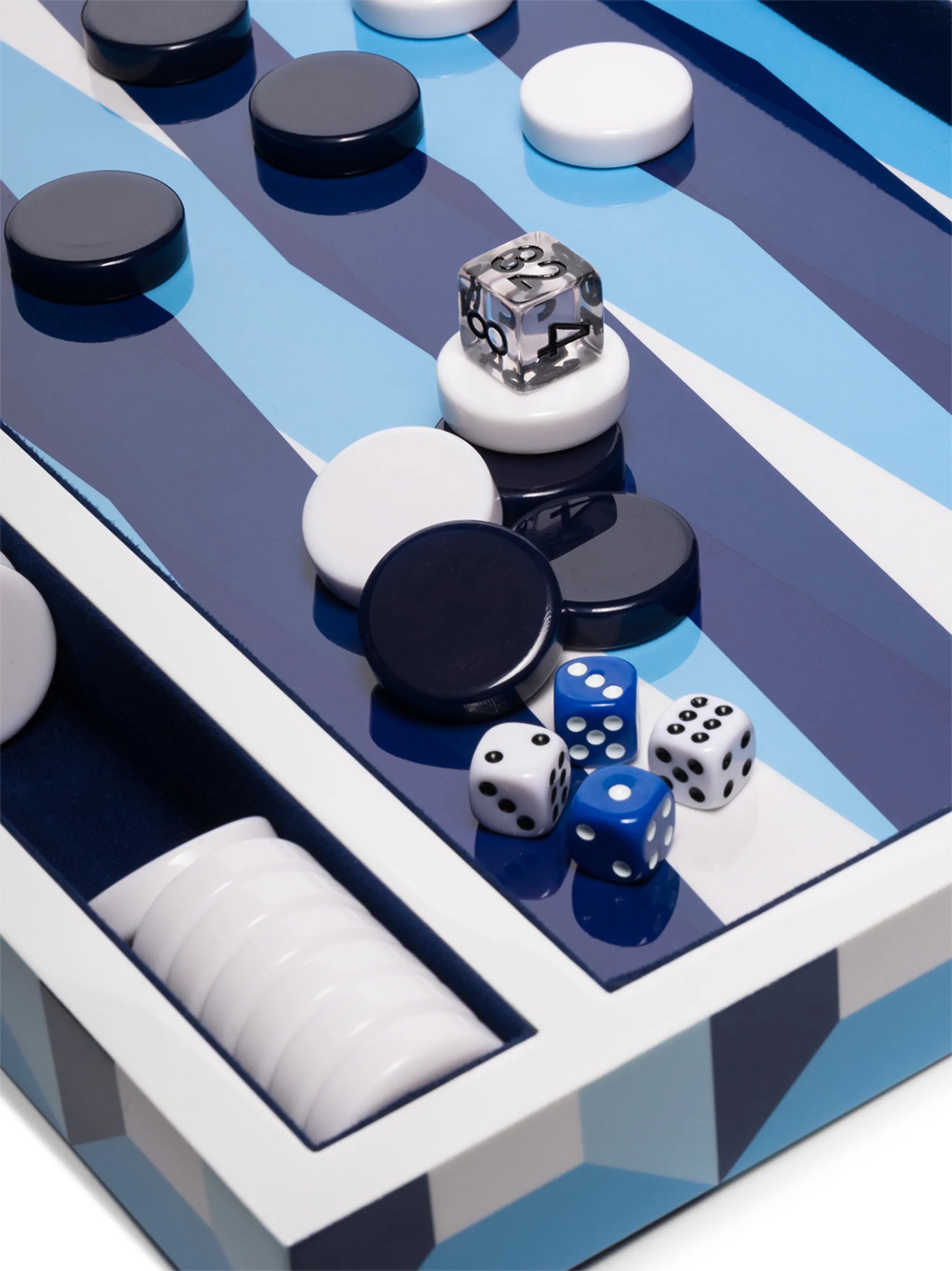 checkboard backgammon set