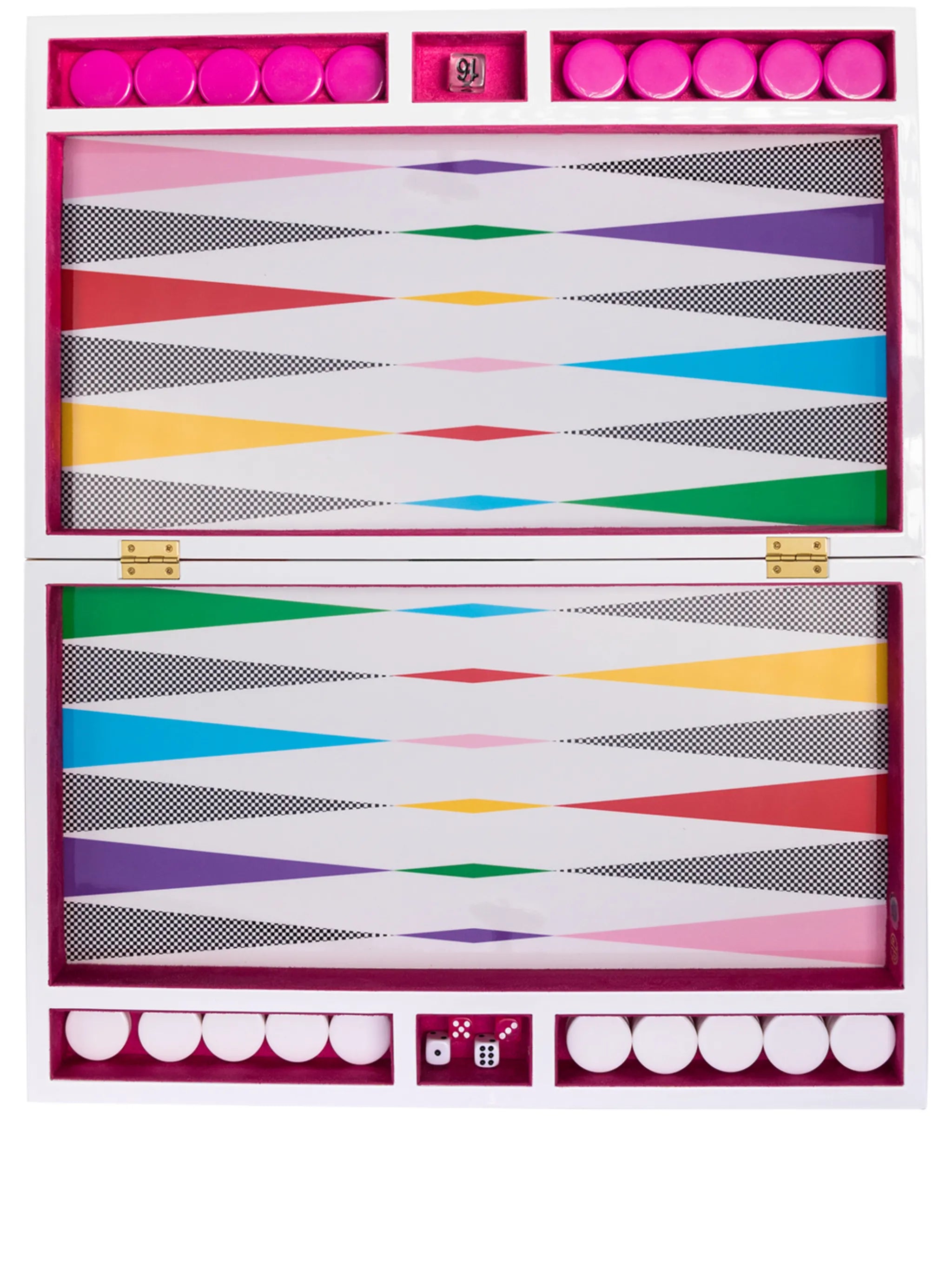 checkboard backgammon set