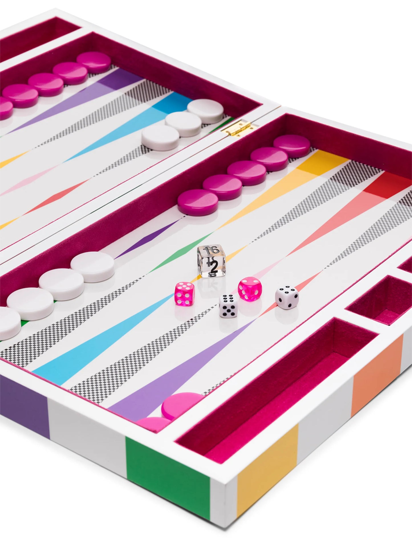 checkboard backgammon set