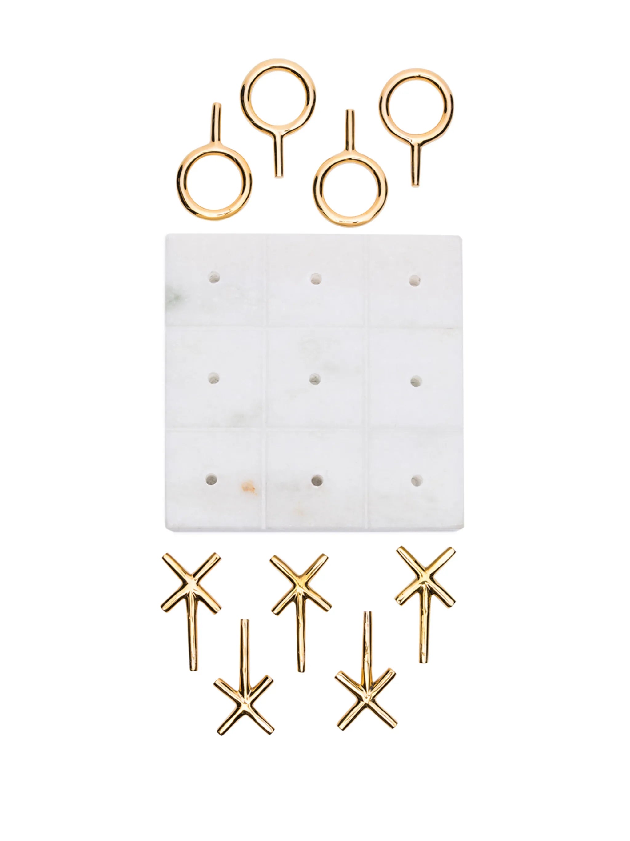 marble Tic-Tac-Toe set