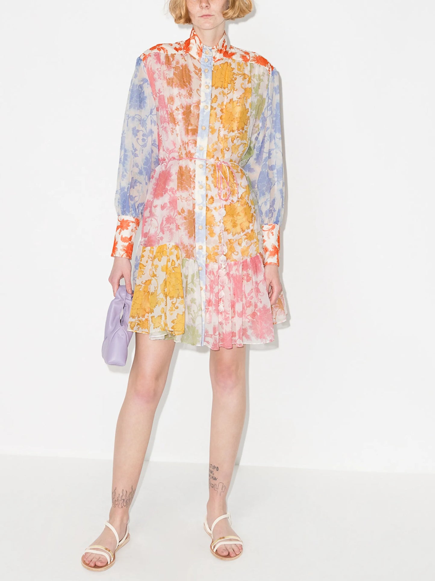 Postcard Lantern minidress