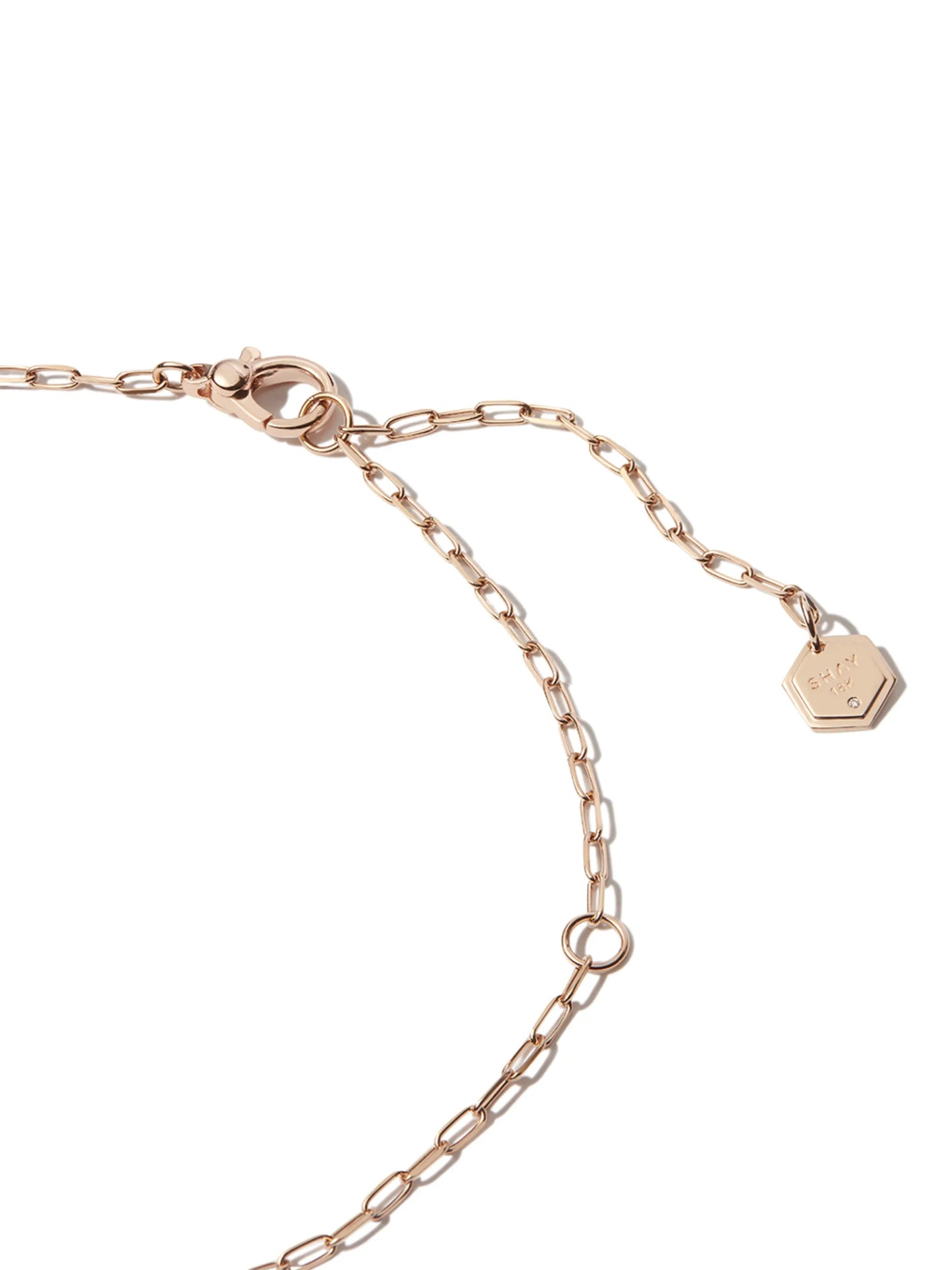 18K rose gold zodiac disc diamond and enamel necklace