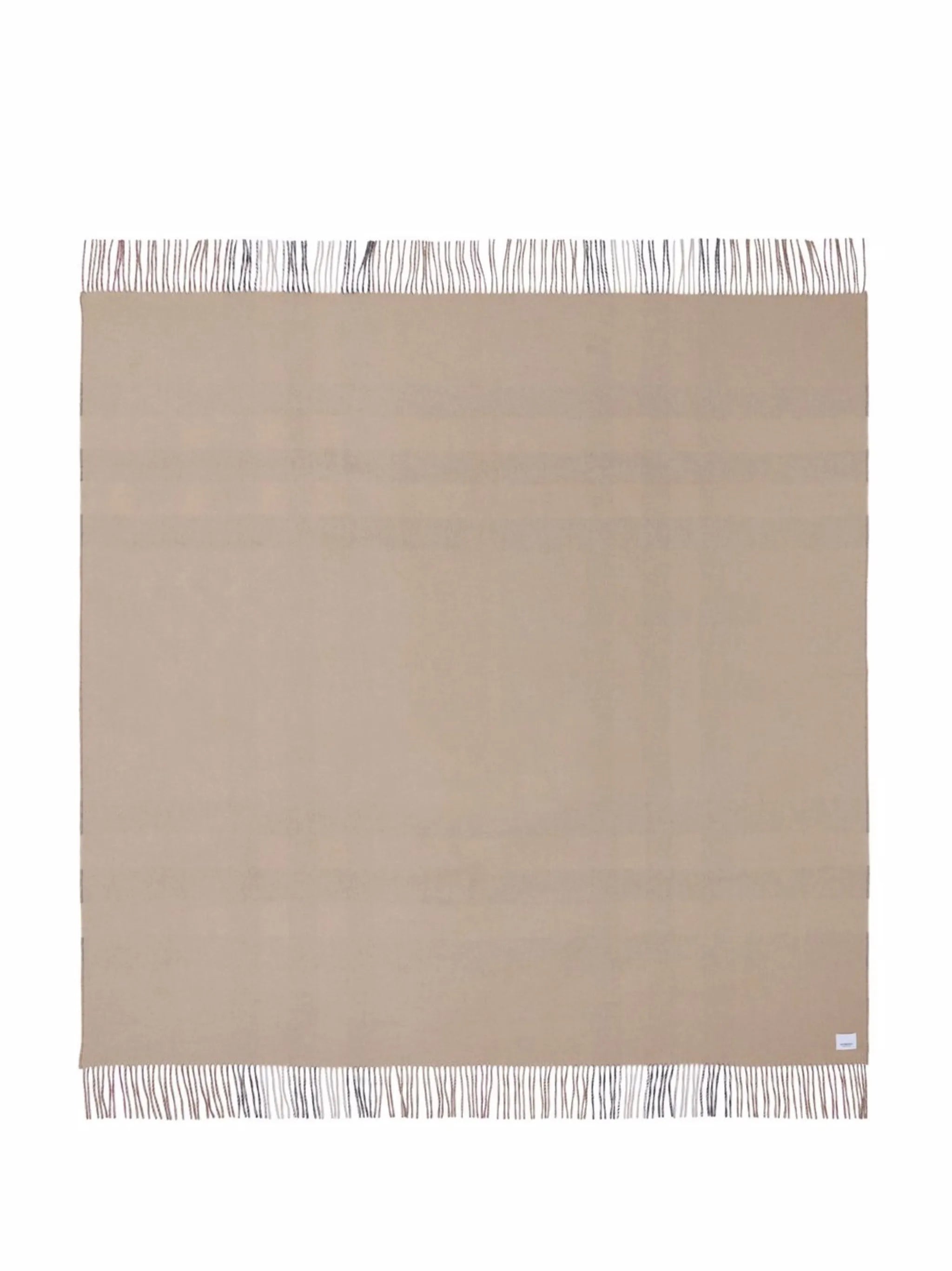 check cashmere blanket