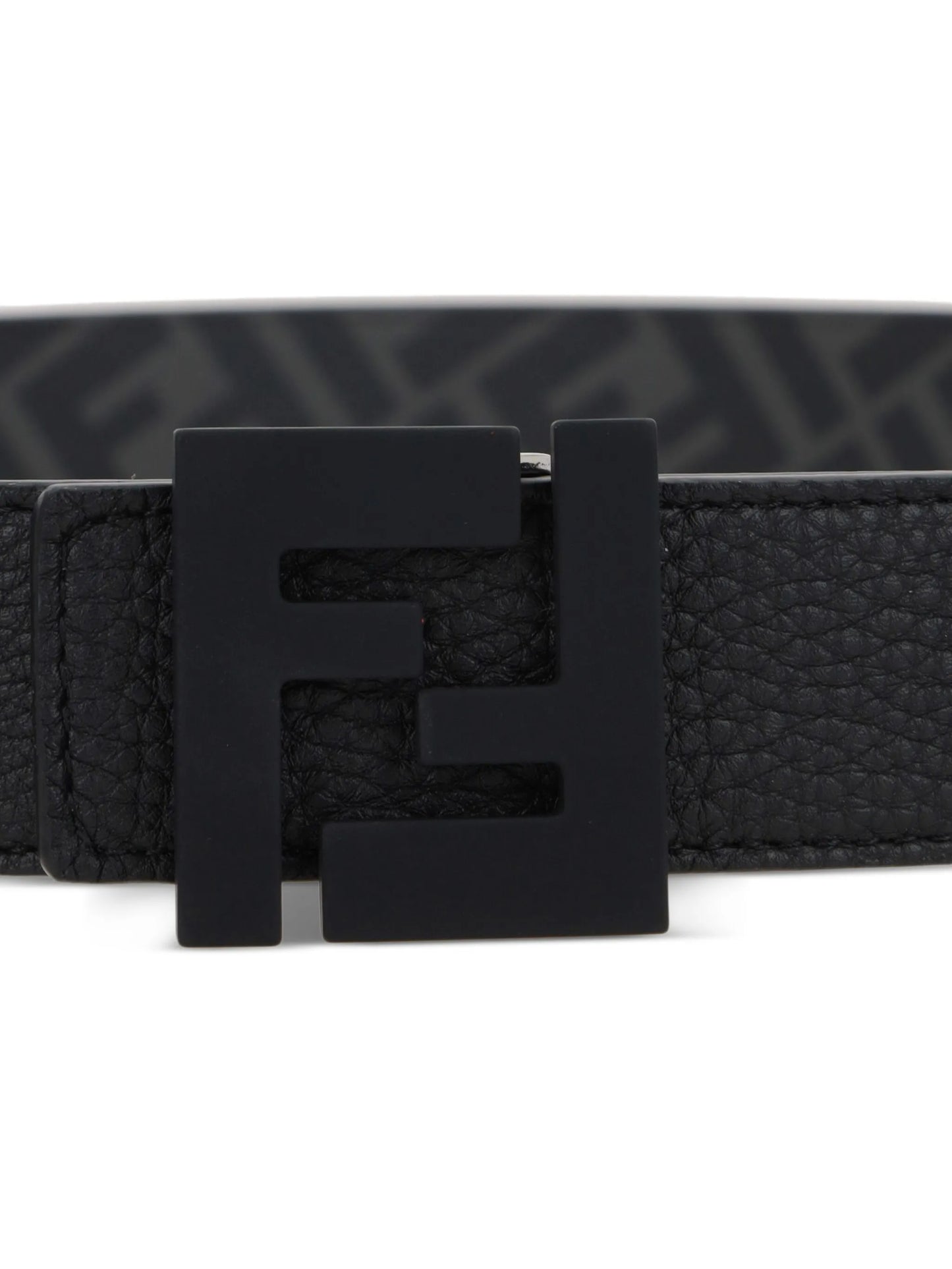 reversible logo-buckle belt