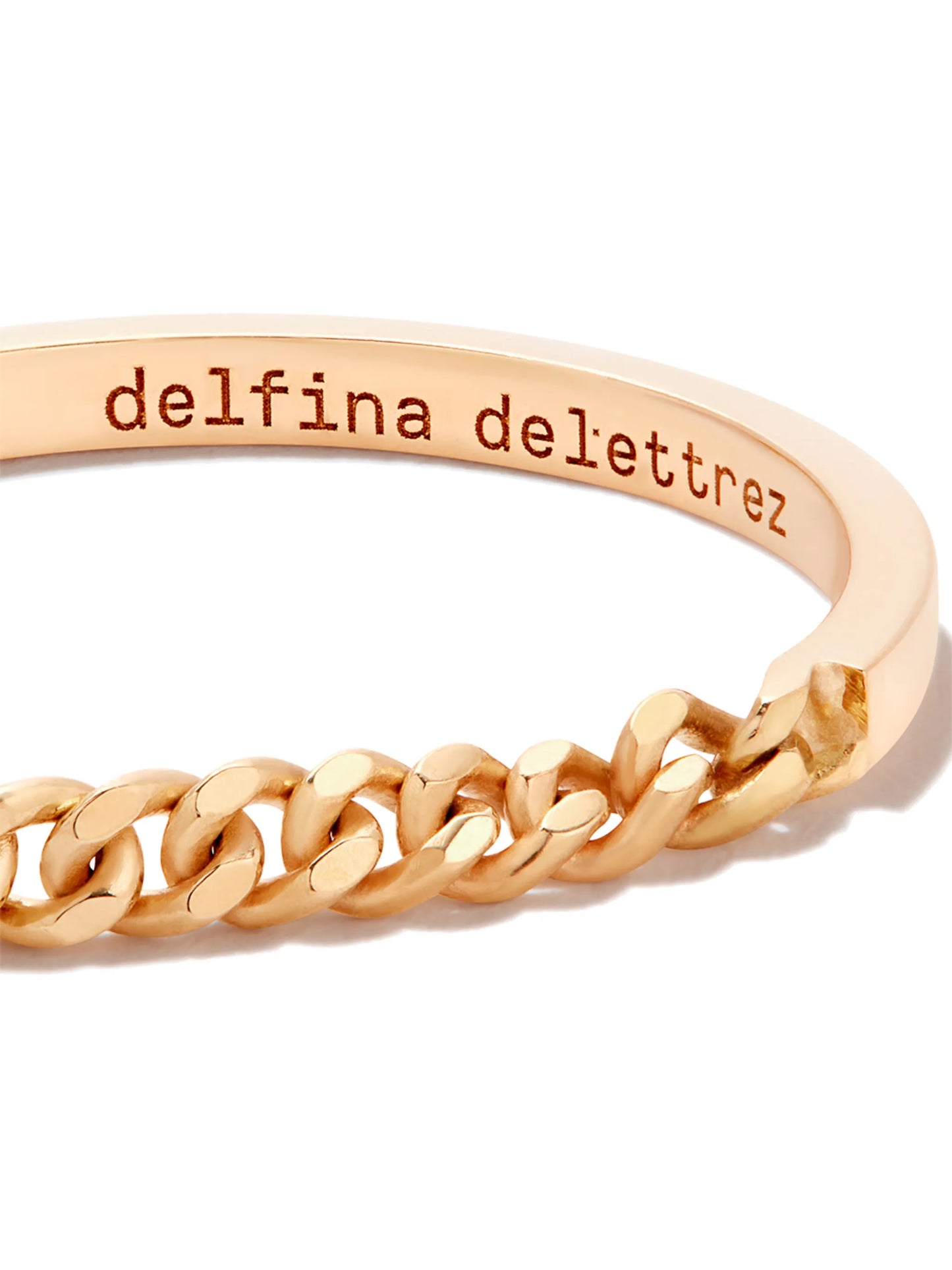 18kt yellow gold Unchain My Art diamond ring