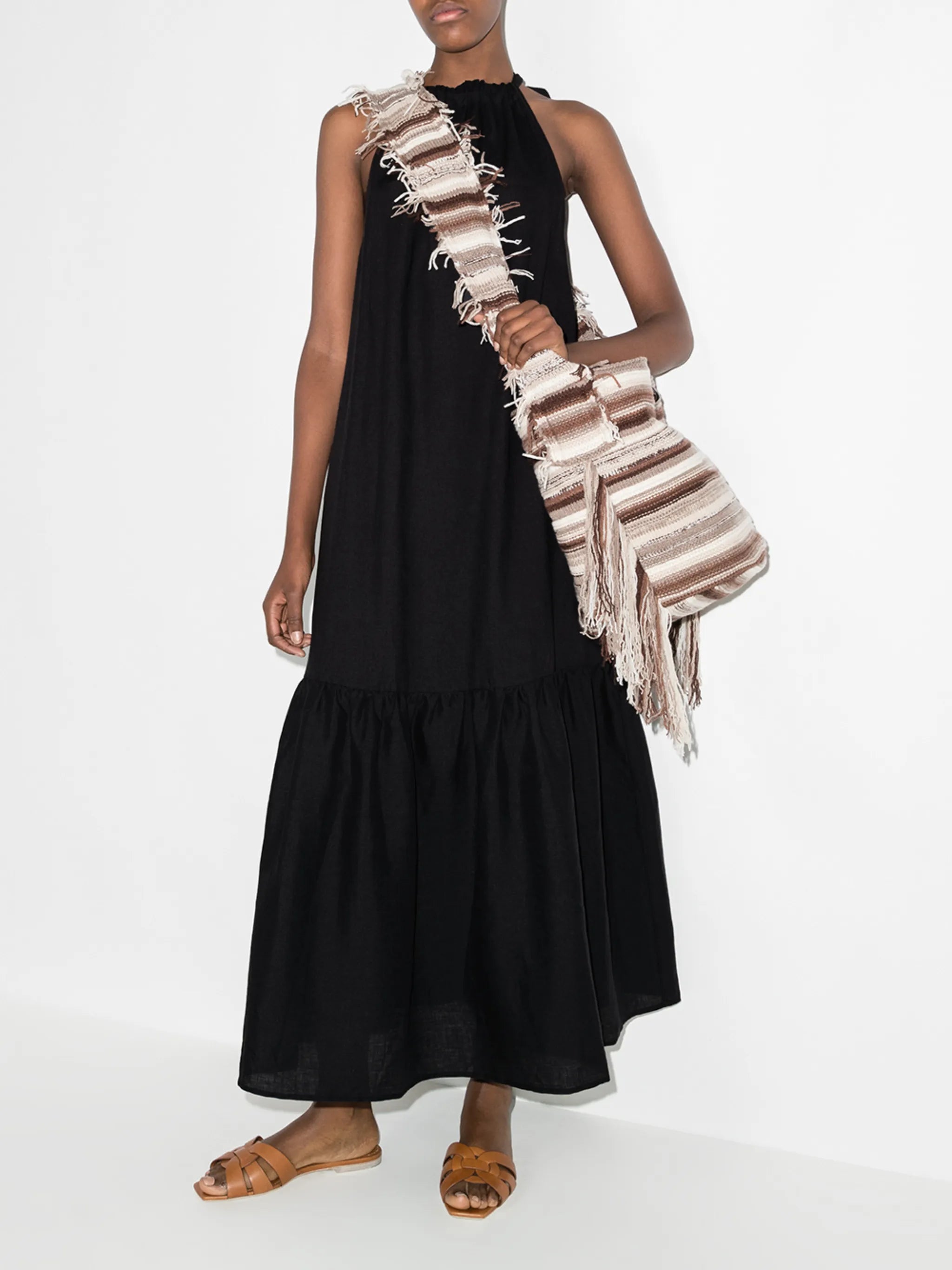 Ibiza halterneck maxi dress