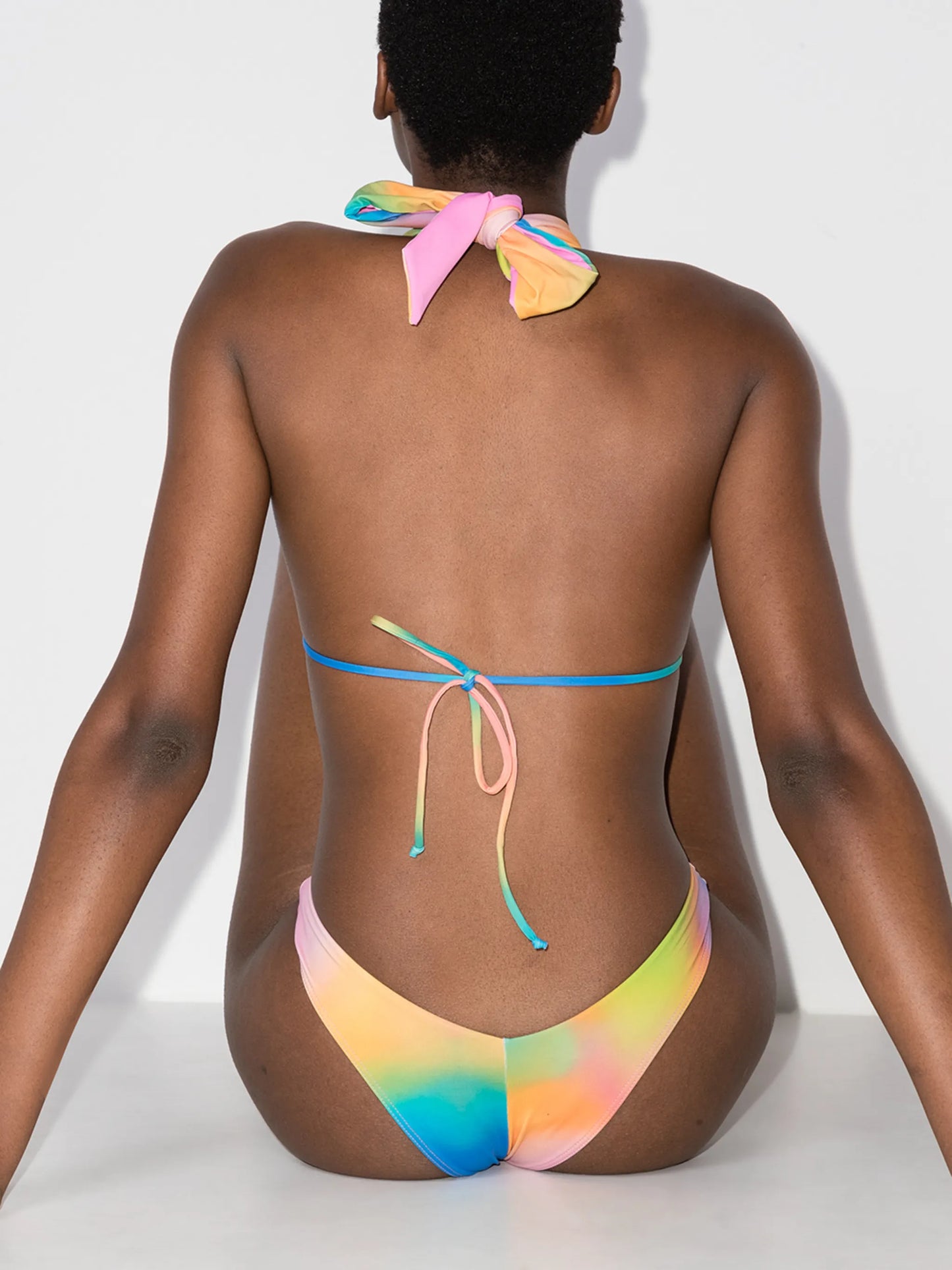 Katarina abstract-print bikini bottoms