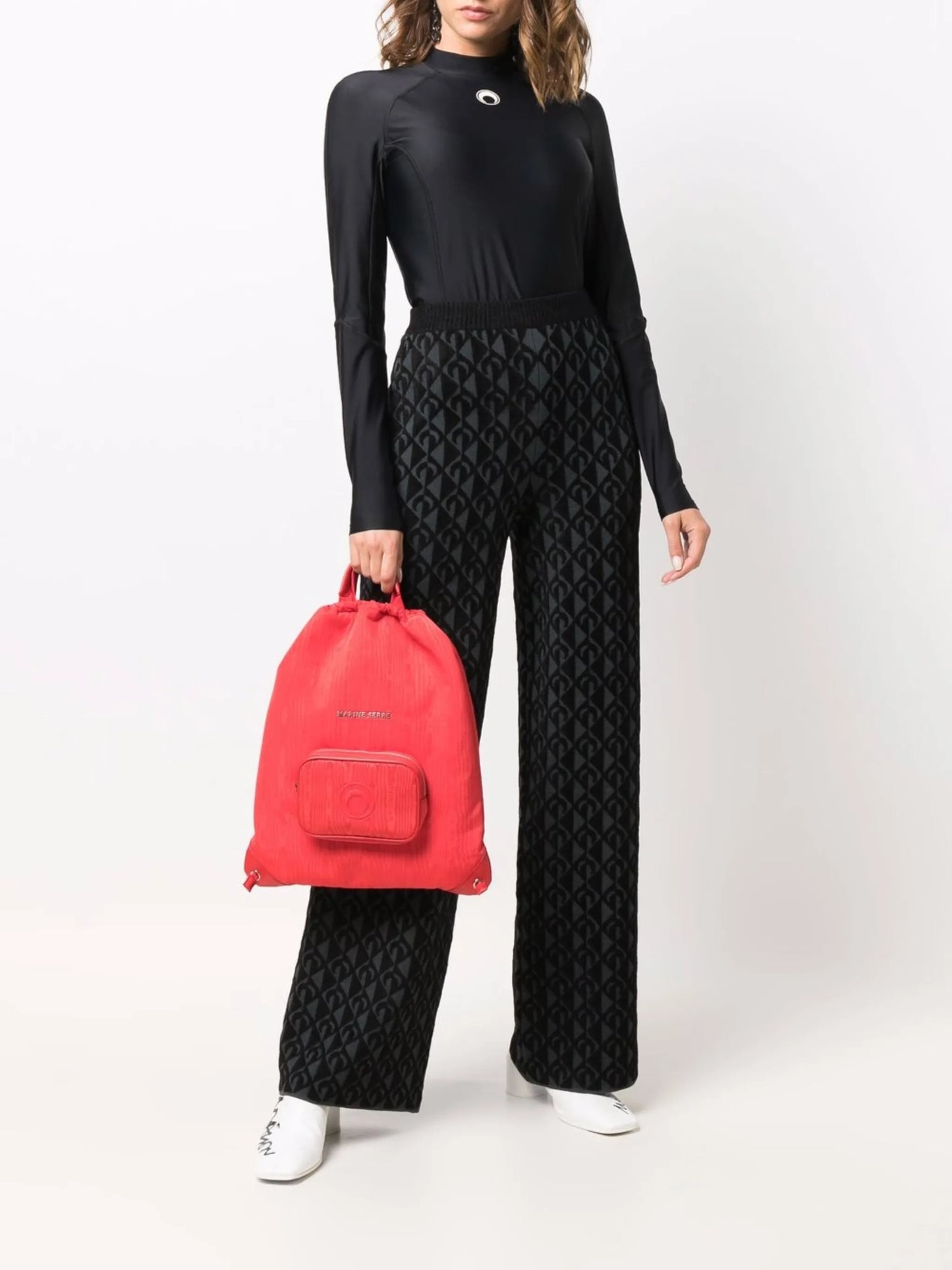 moon-print training top
