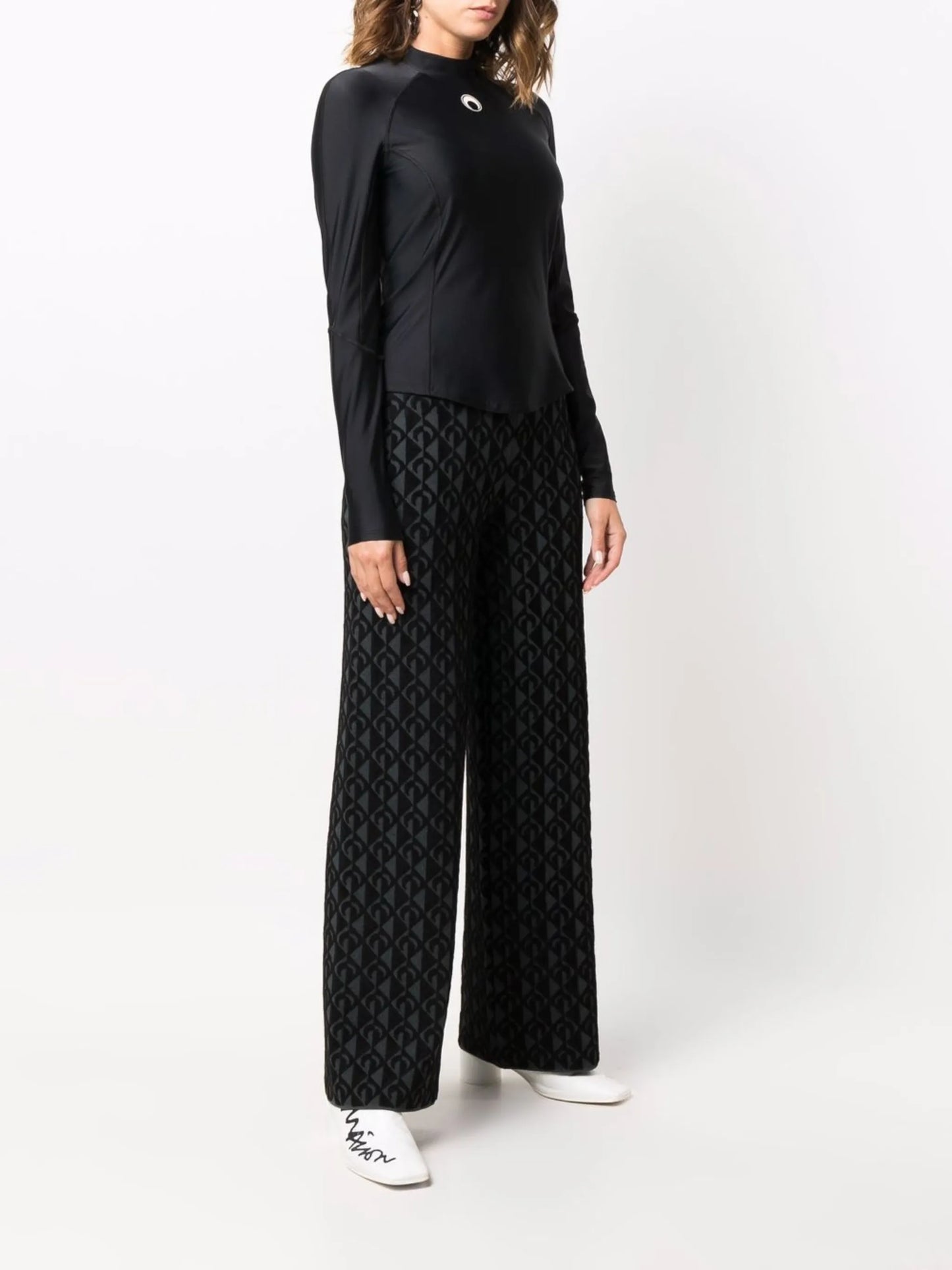 moon-print training top