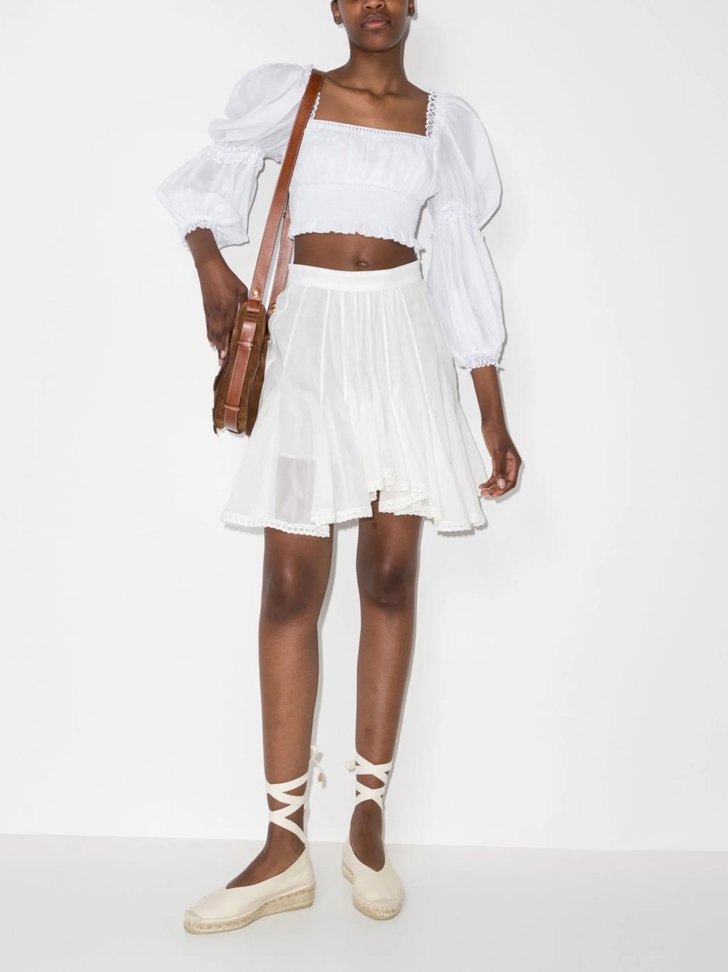 Daphne puff-sleeved blouse
