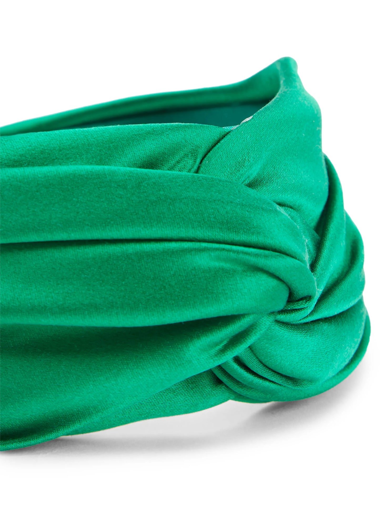 Twist satin headband