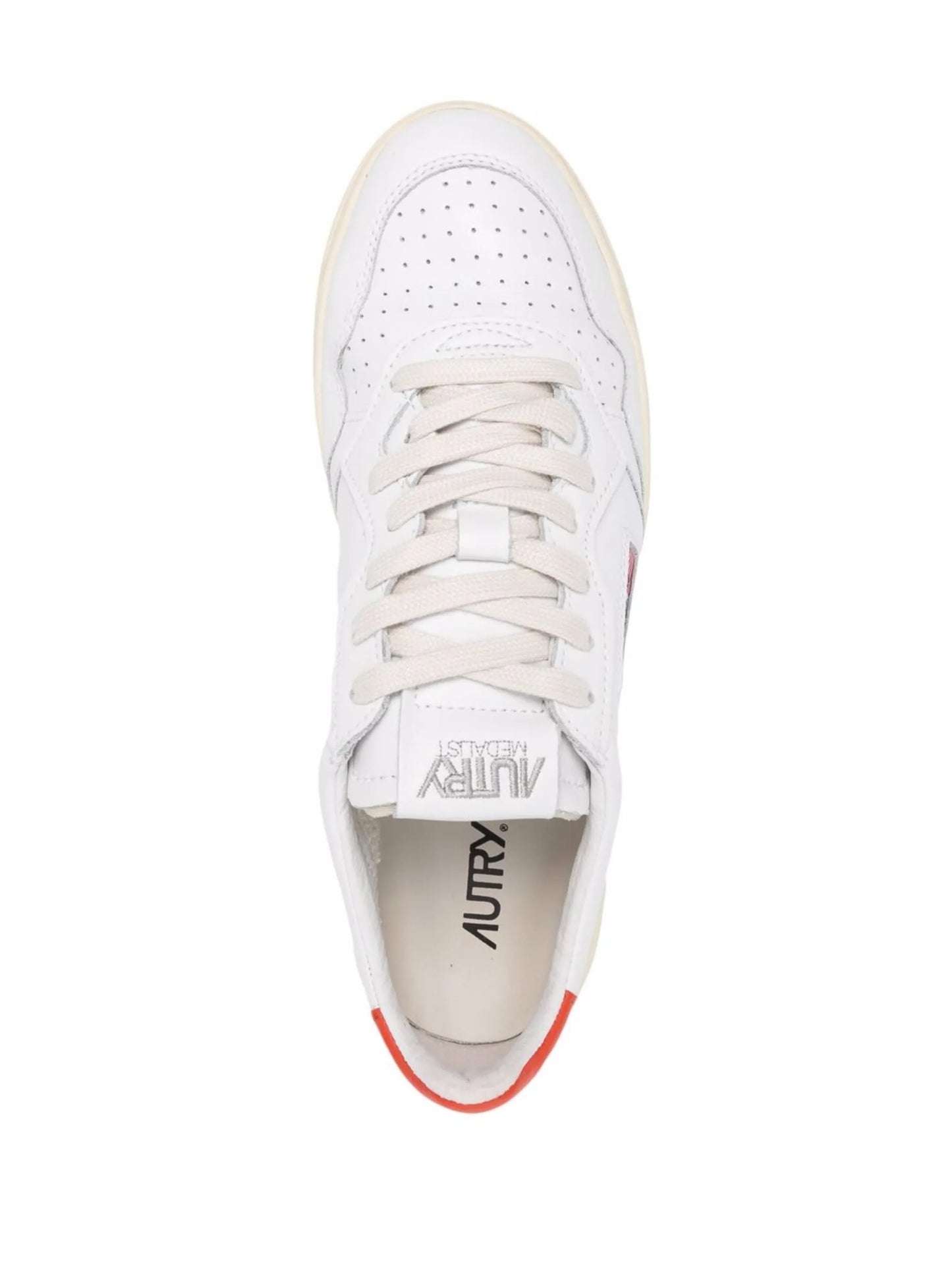 low-top lace-up trainers