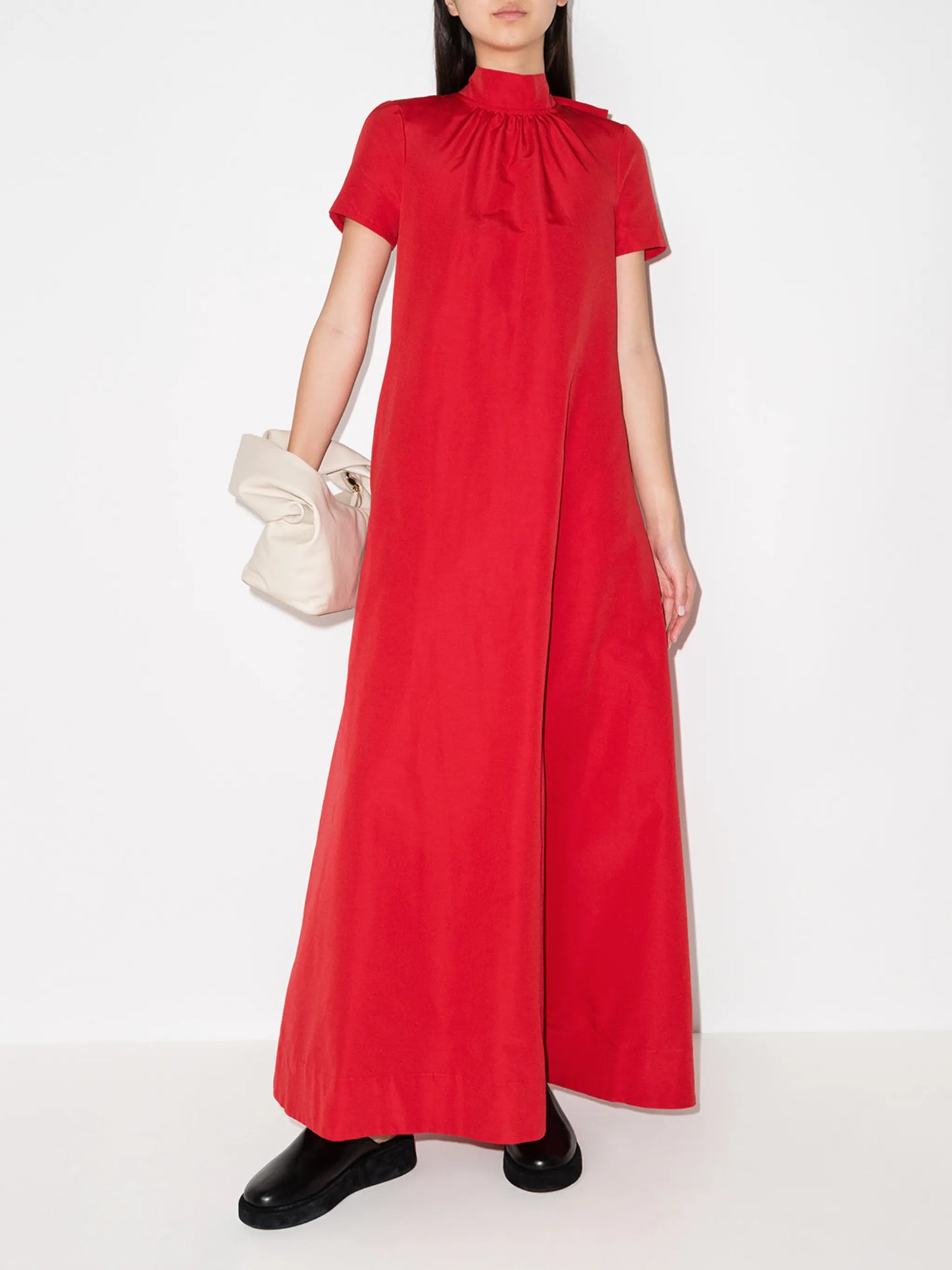 Ilana bow-detail gown