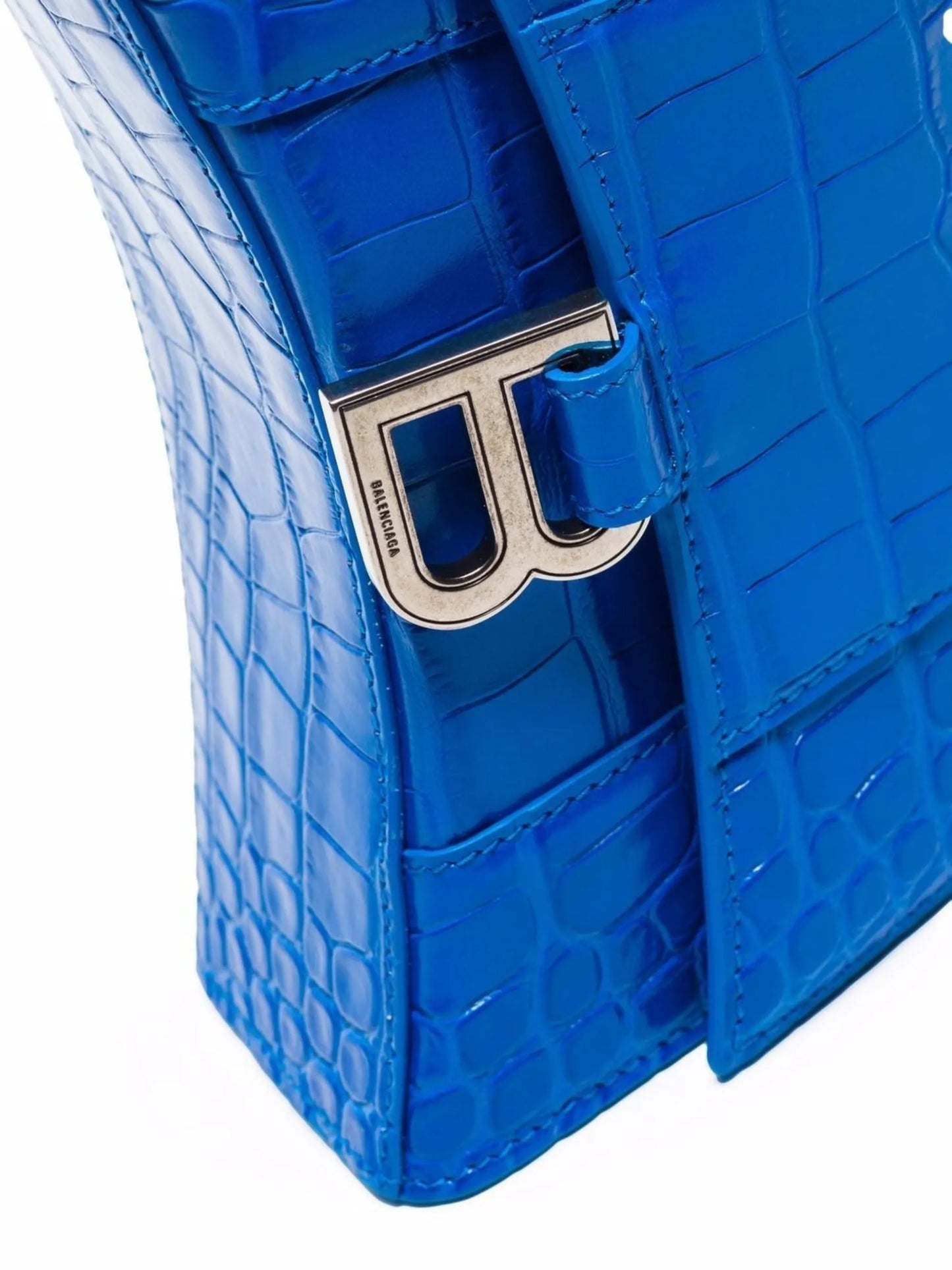 Hourglass XS embossed tote bag