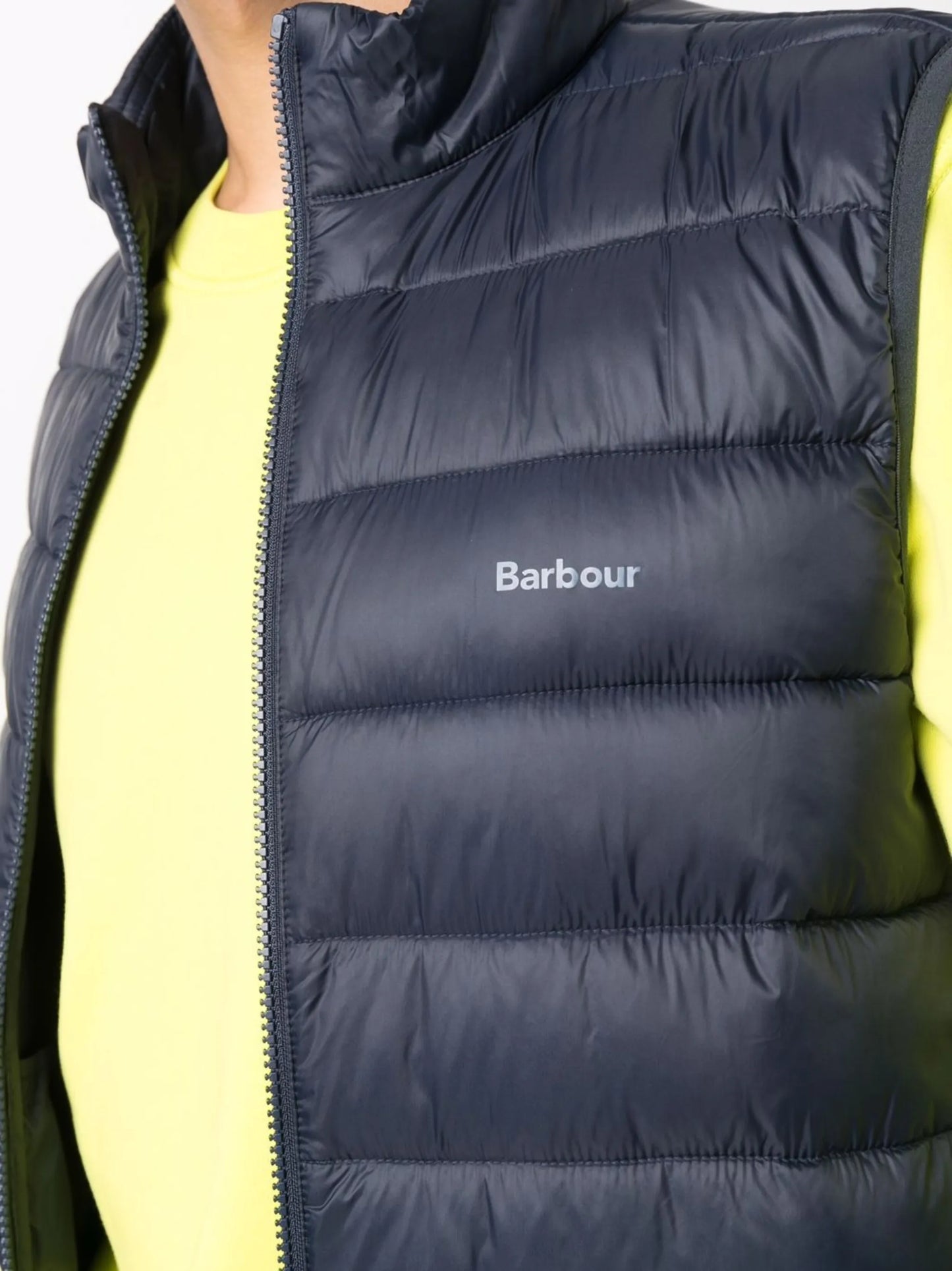 logo puffer gilet