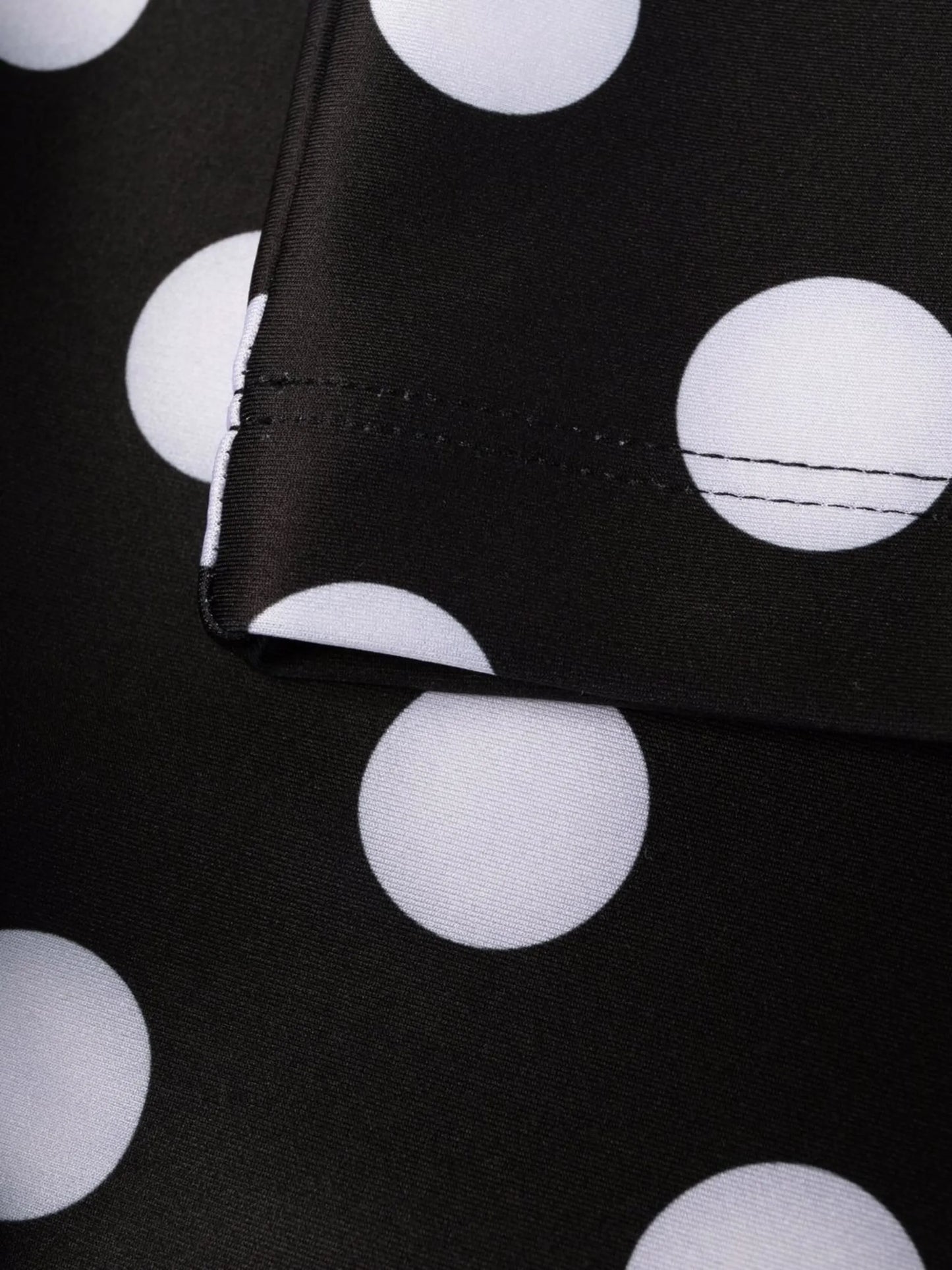 logo-waistband polka-dot leggings