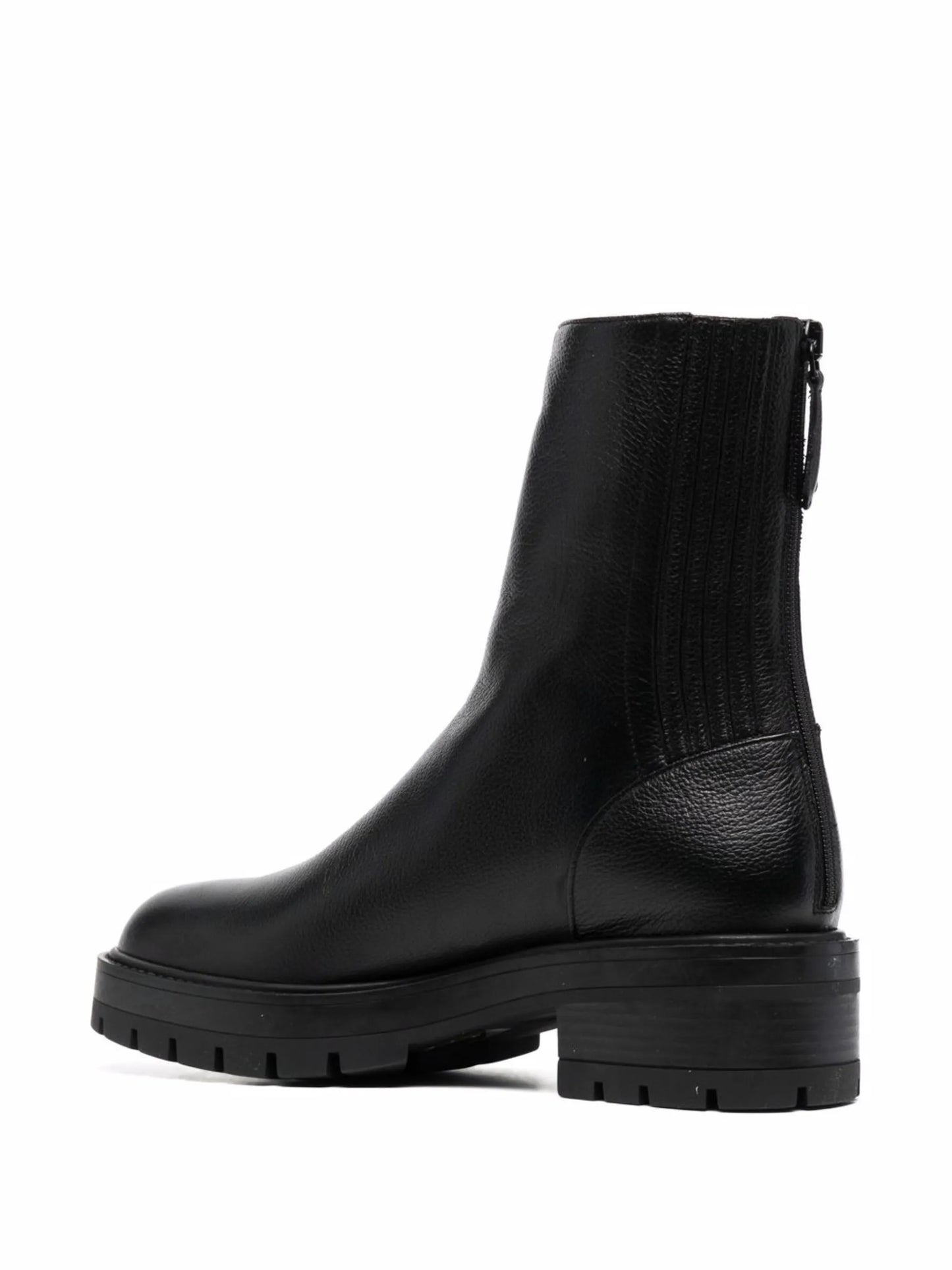 Saint Honore Combat almond-toe boots