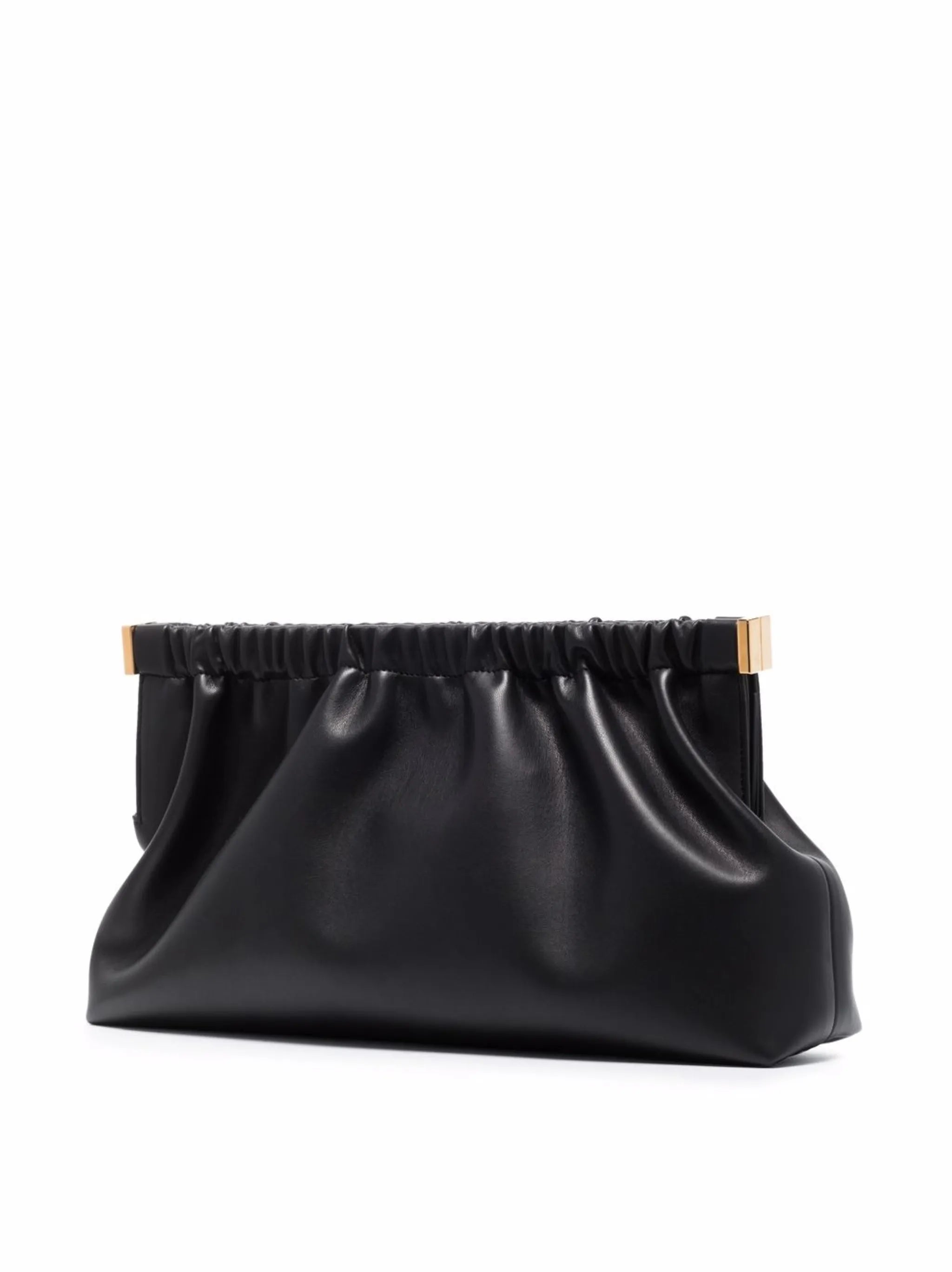 Bar vegan-leather clutch bag