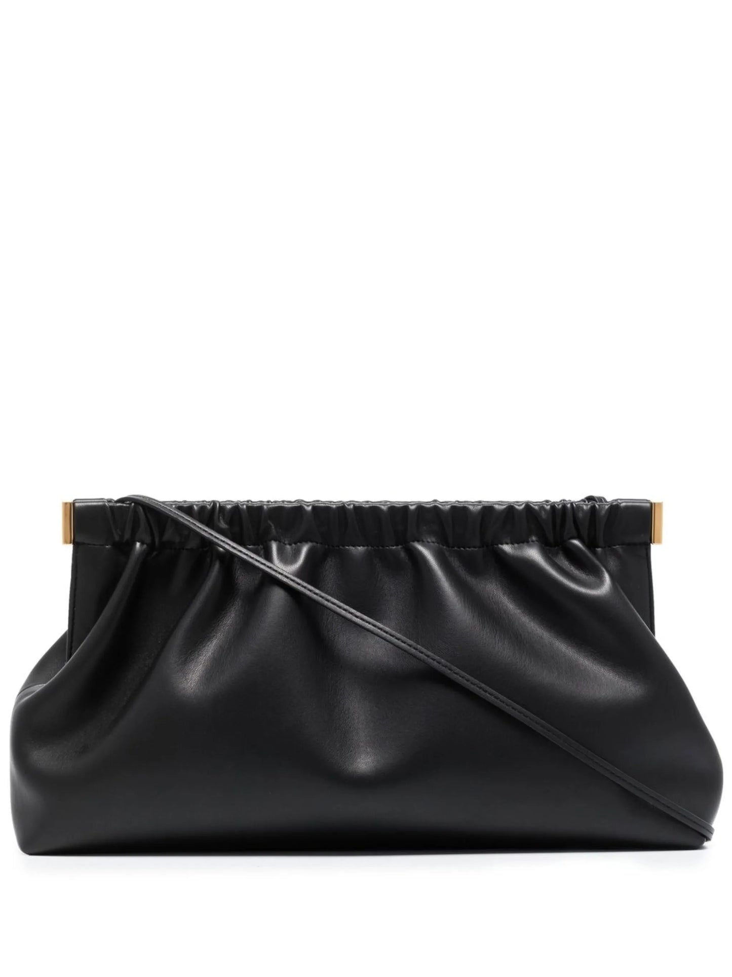 Bar vegan-leather clutch bag