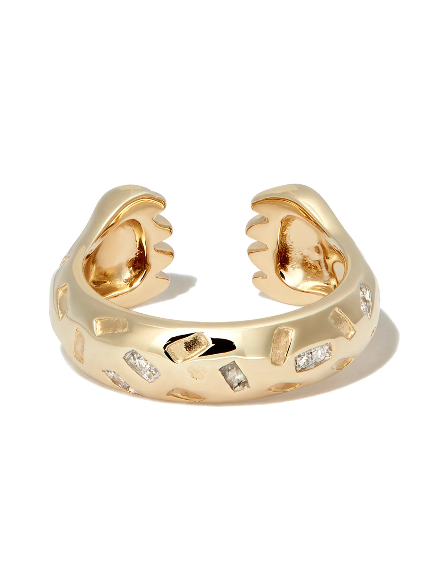 9kt yellow gold Papatte stacking ring