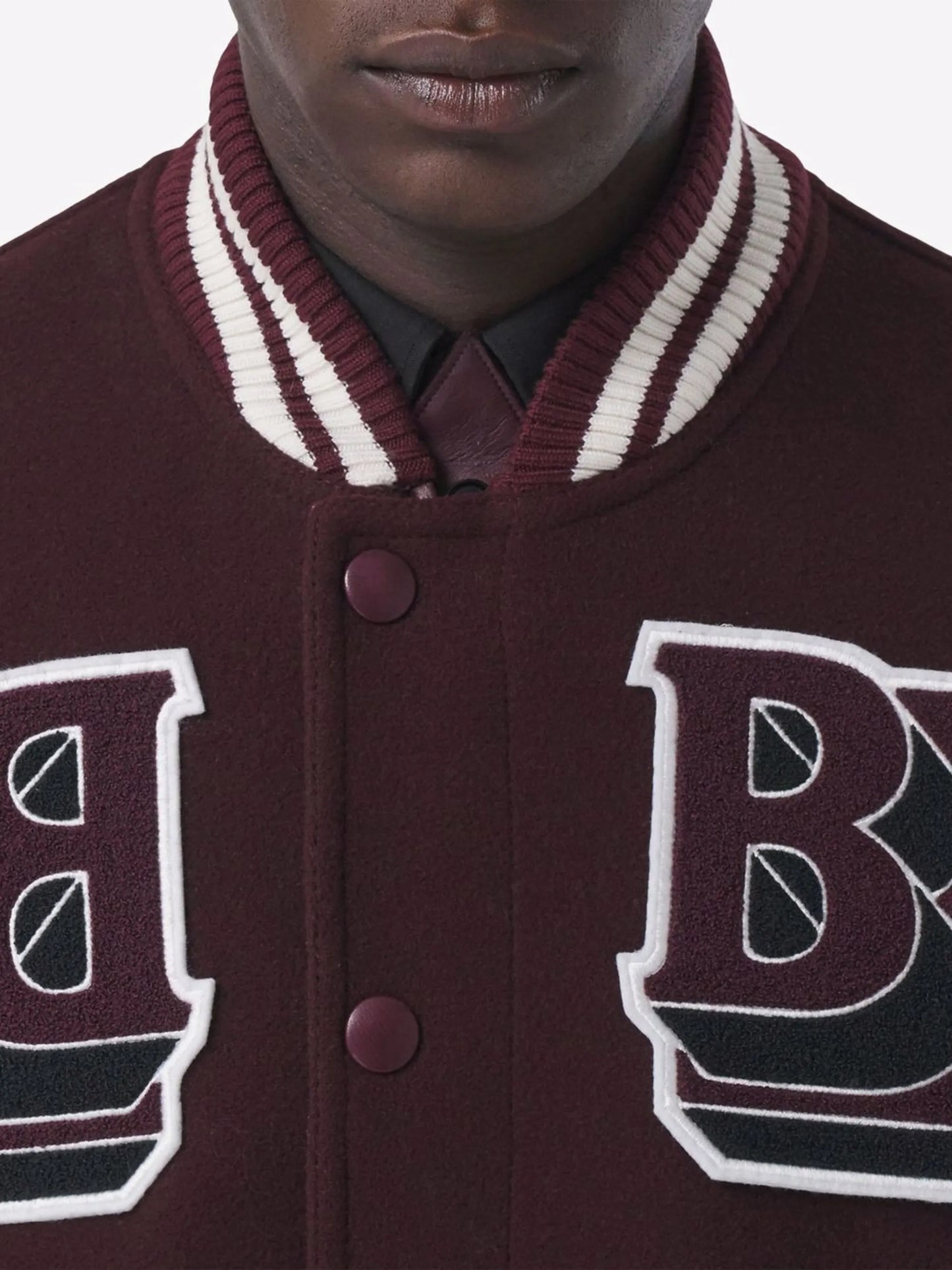 logo-patch varsity jacket