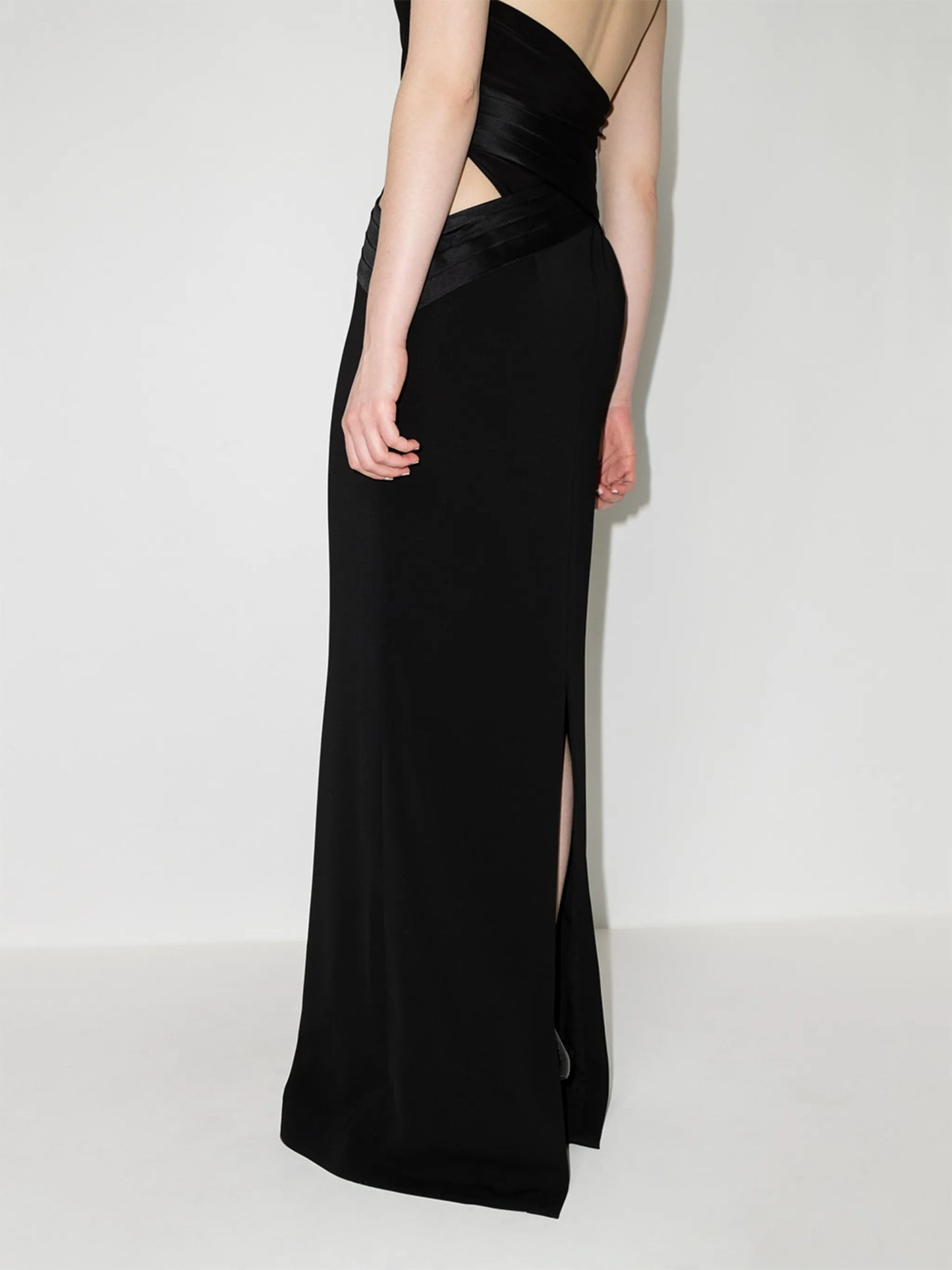 cutout maxi skirt